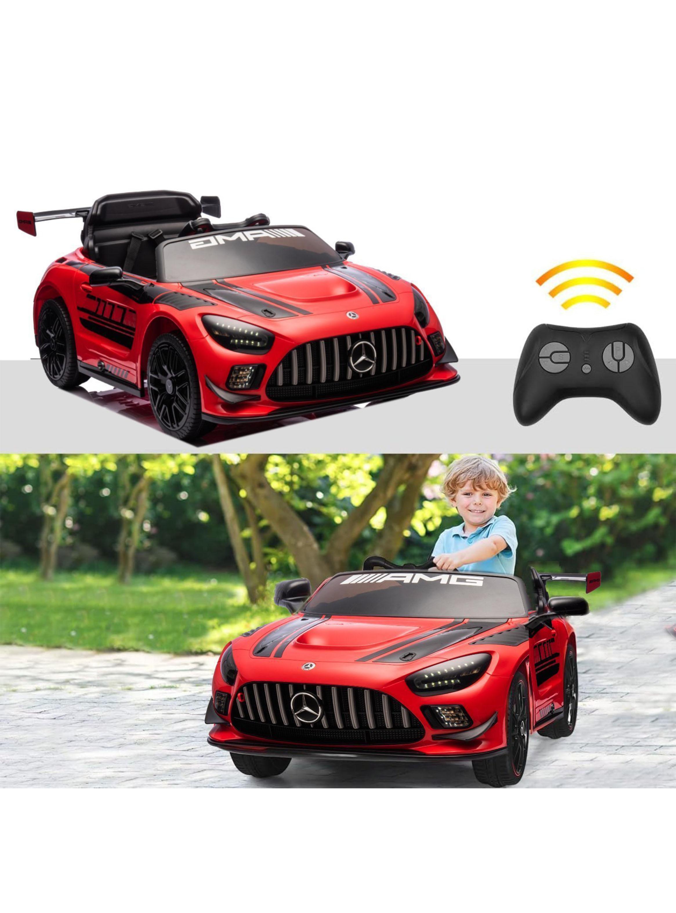 Auto a Batería Orange Racer Mercedes Benz Amg Gt3 12v-6