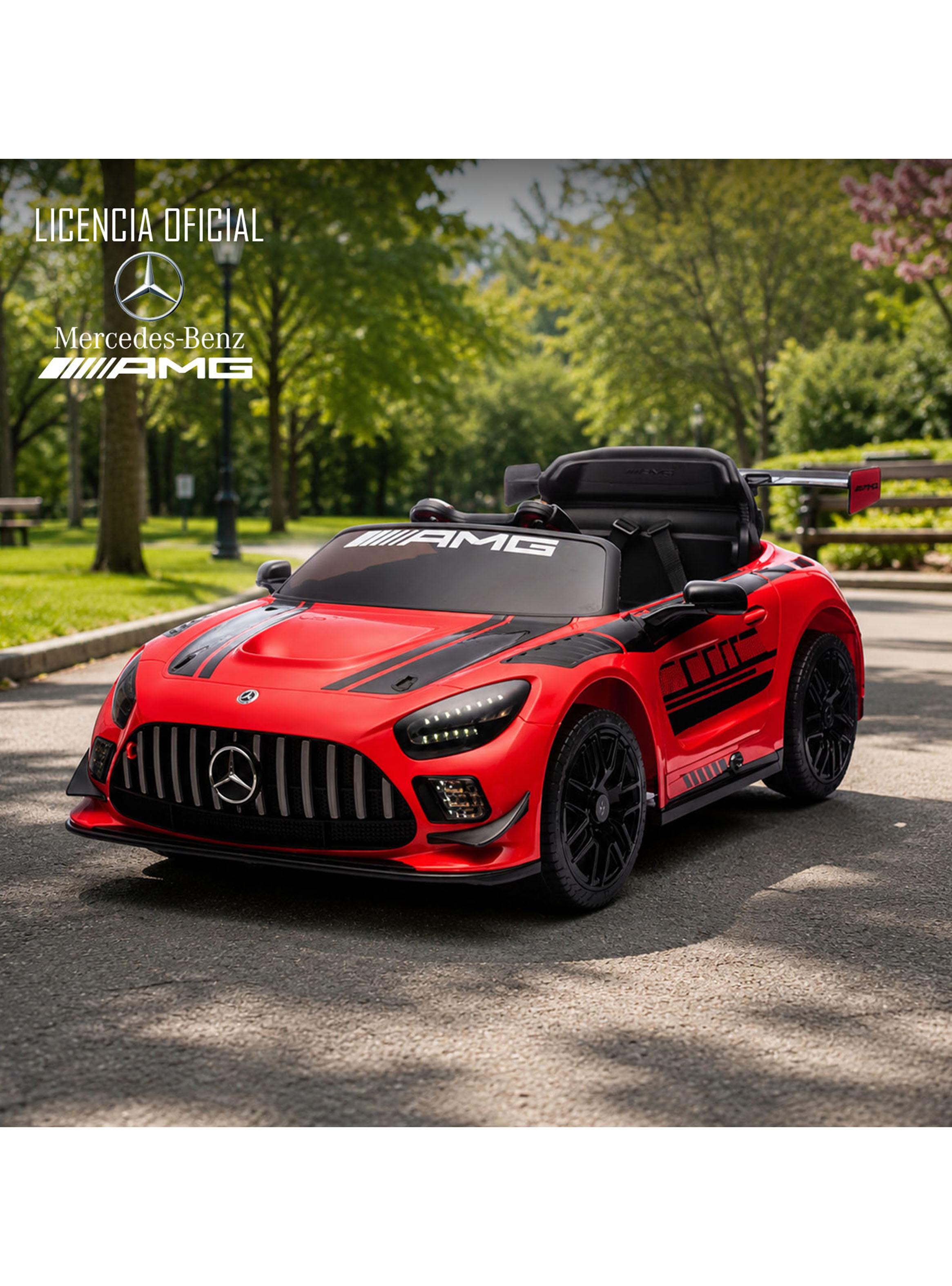 Auto a Batería Orange Racer Mercedes Benz Amg Gt3 12v-6