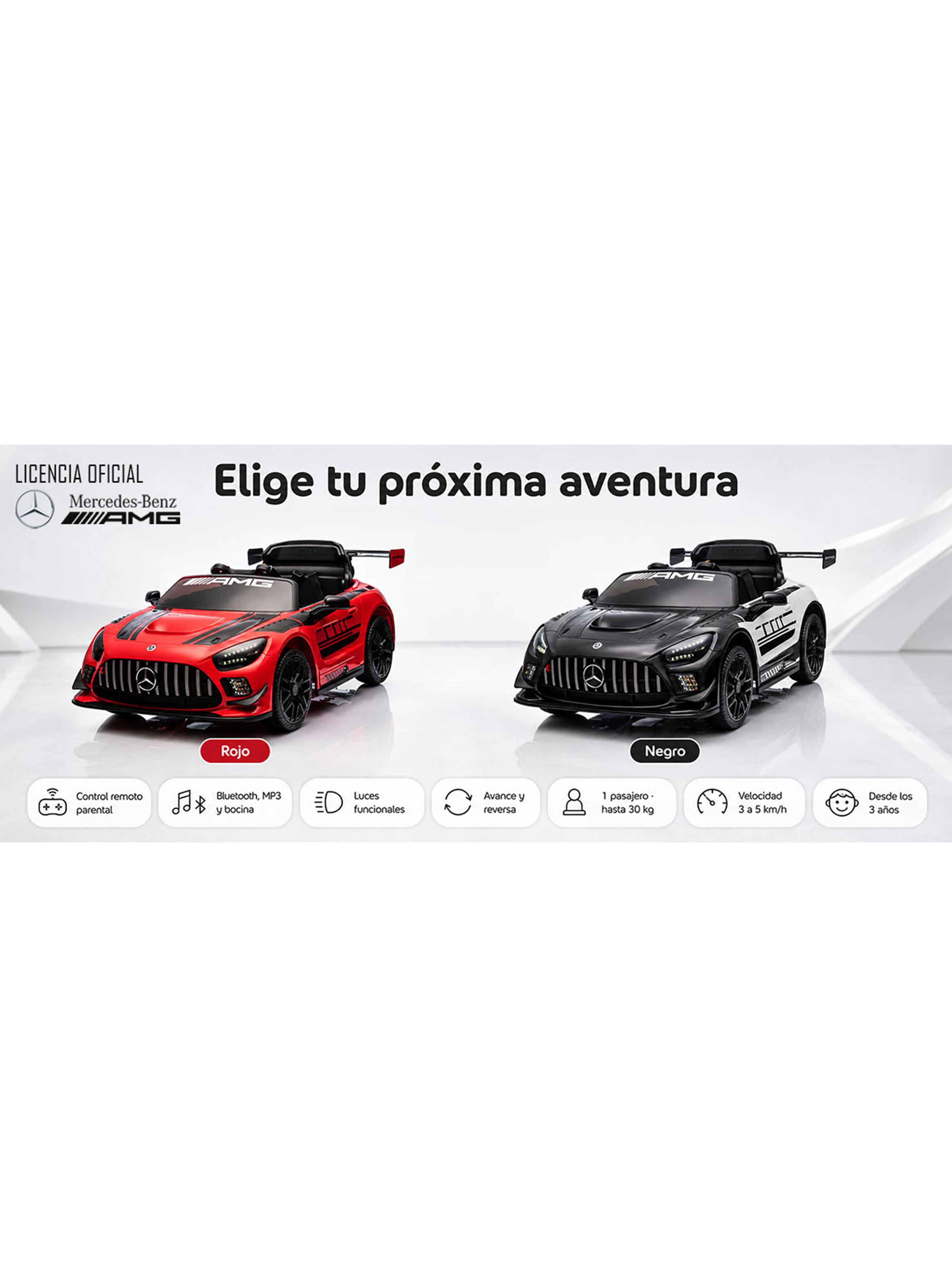 Auto a Batería Orange Racer Mercedes Benz Amg Gt3 12v-3