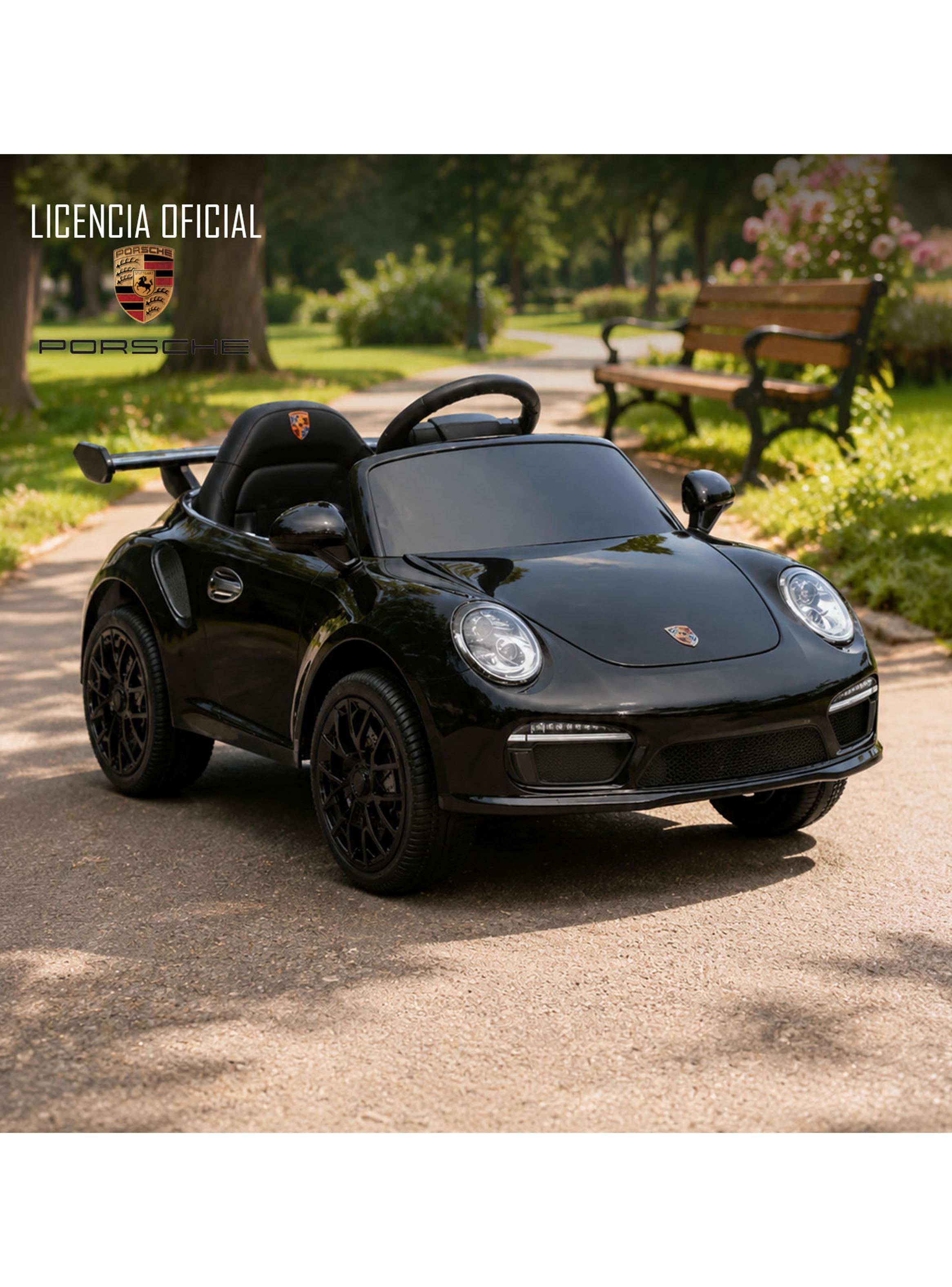 Auto a Batería Porsche 911 Ruf CTR3 12v 2 Motores Negro-6