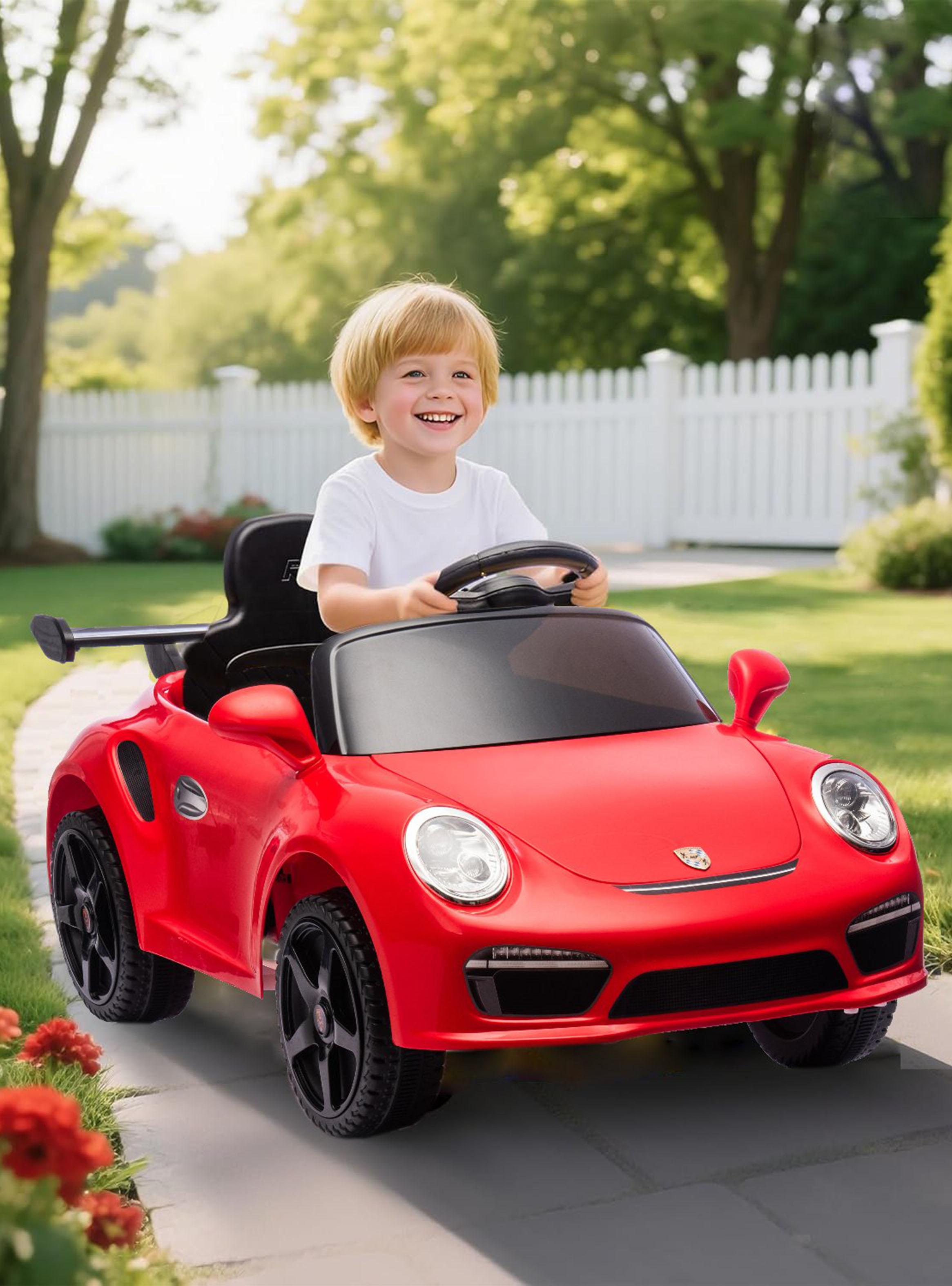 Auto a Batería Porsche 911 Ruf CTR3 12v 2 Motores Rojo-6