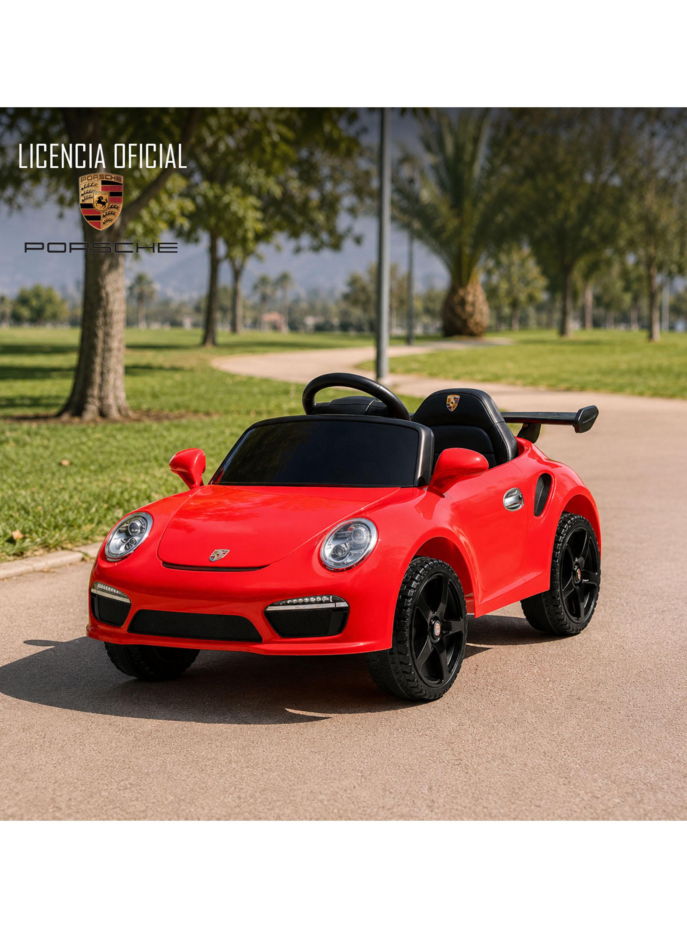 Auto a Batería Porsche 911 Ruf CTR3 12v 2 Motores Rojo-6