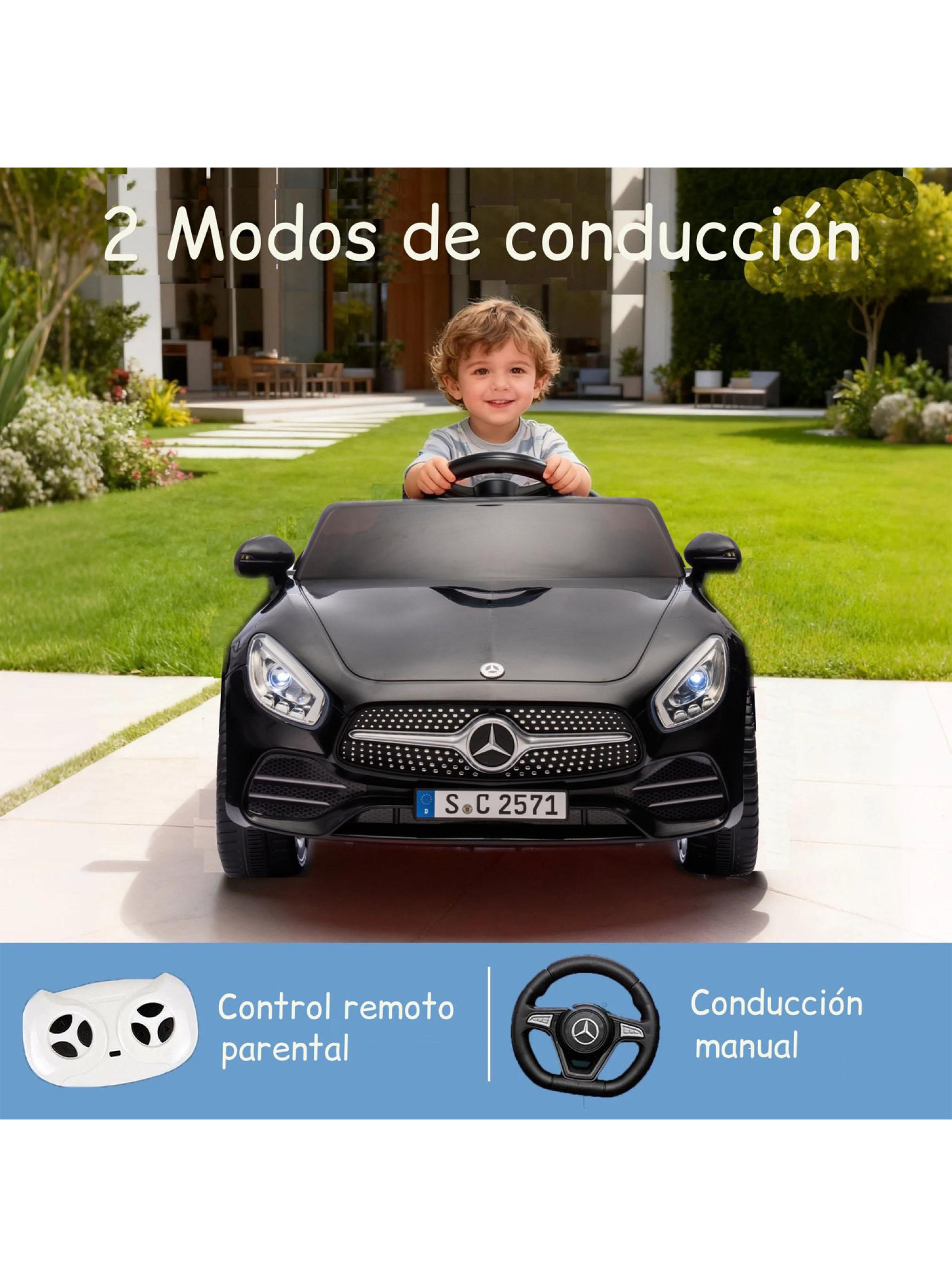 Auto a Batería Mercedes Benz Cls350 12v 2 Motores Negro-6