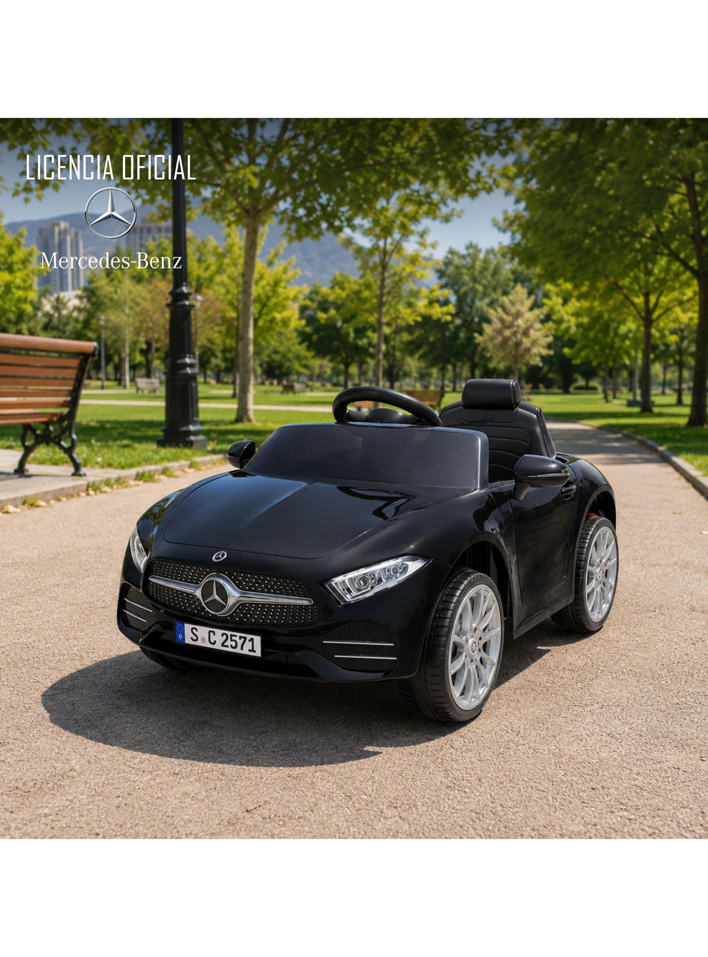 Auto a Batería Mercedes Benz Cls350 12v 2 Motores Negro-6