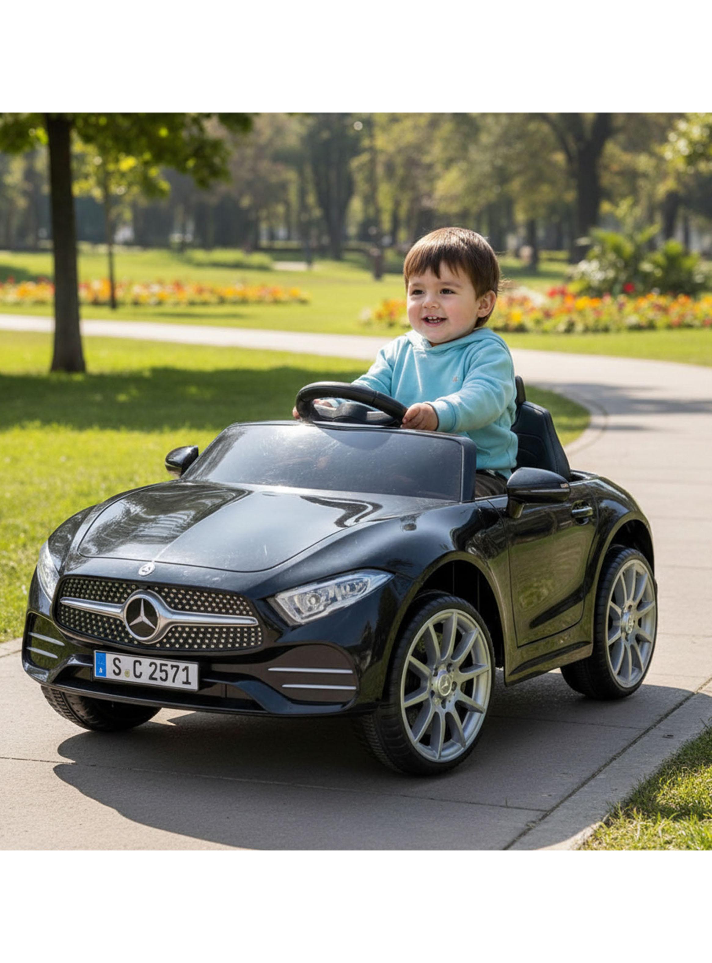 Auto a Batería Mercedes Benz Cls350 12v 2 Motores Negro-4