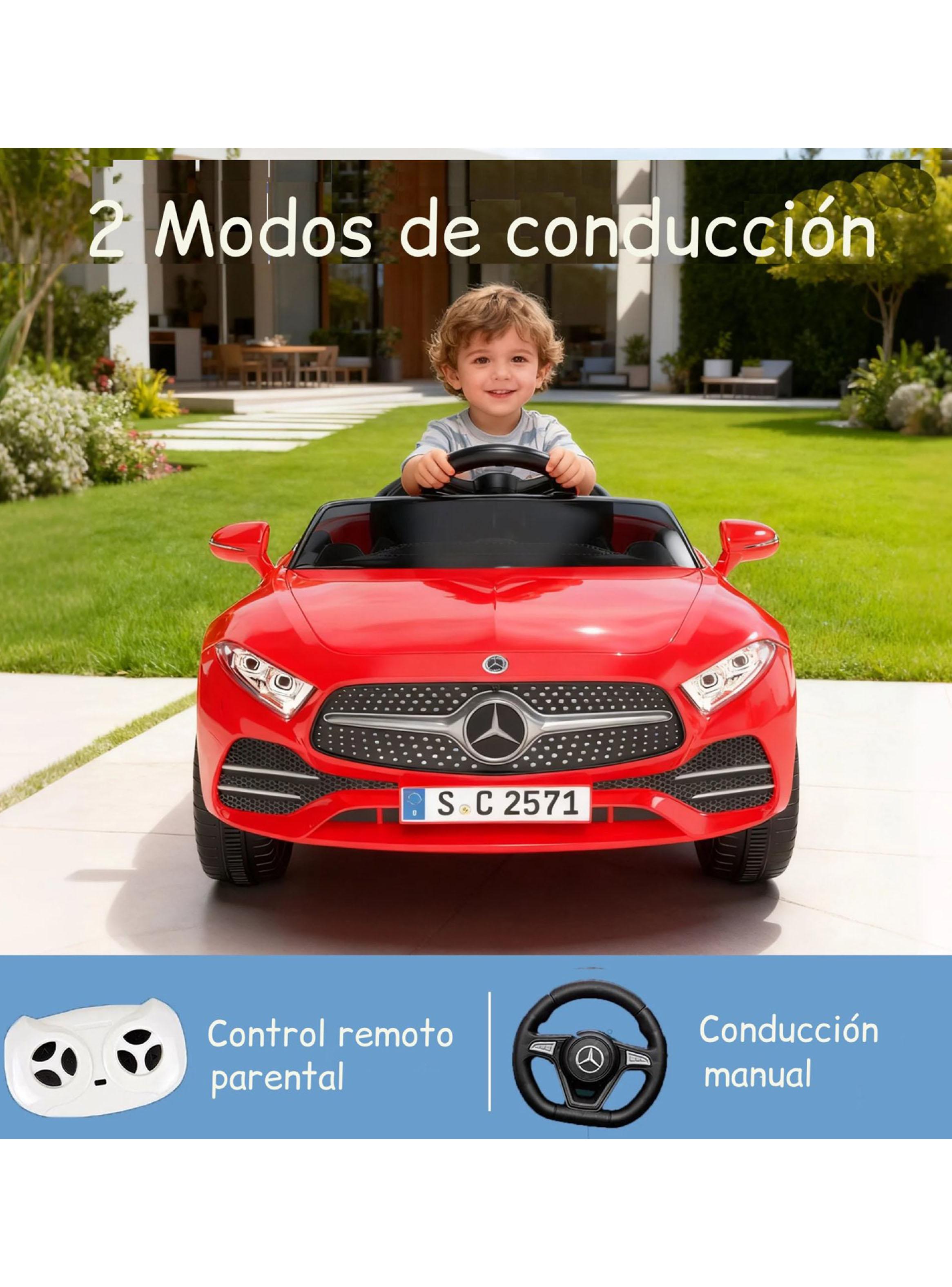 Auto a Batería Mercedes Benz Cls350 12v 2 Motores Rojo-5