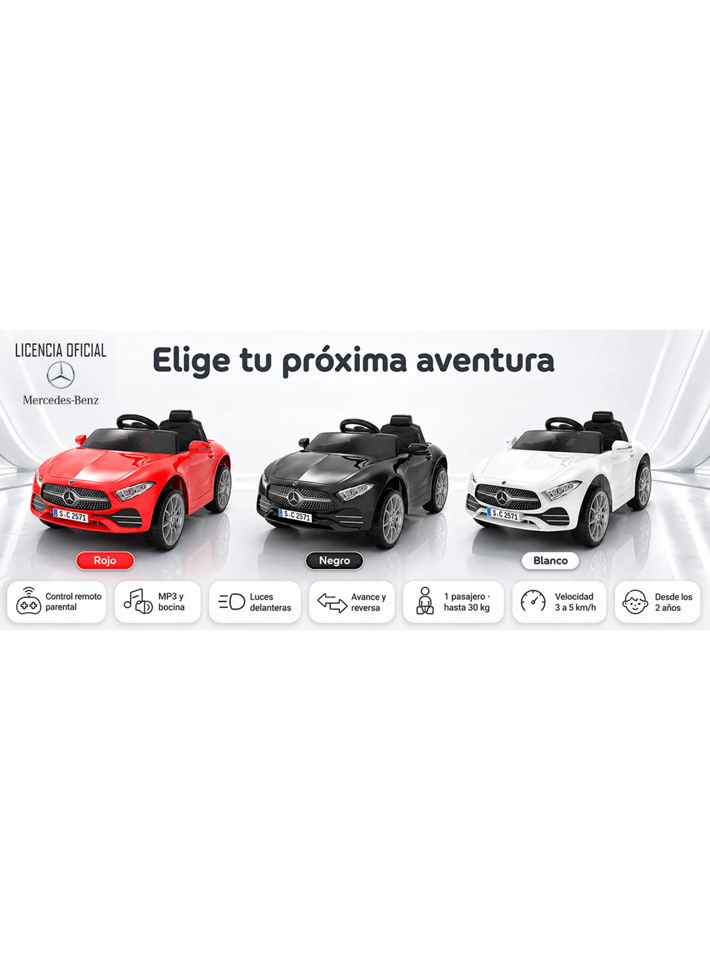 Auto a Batería Mercedes Benz Cls350 12v 2 Motores Rojo-3