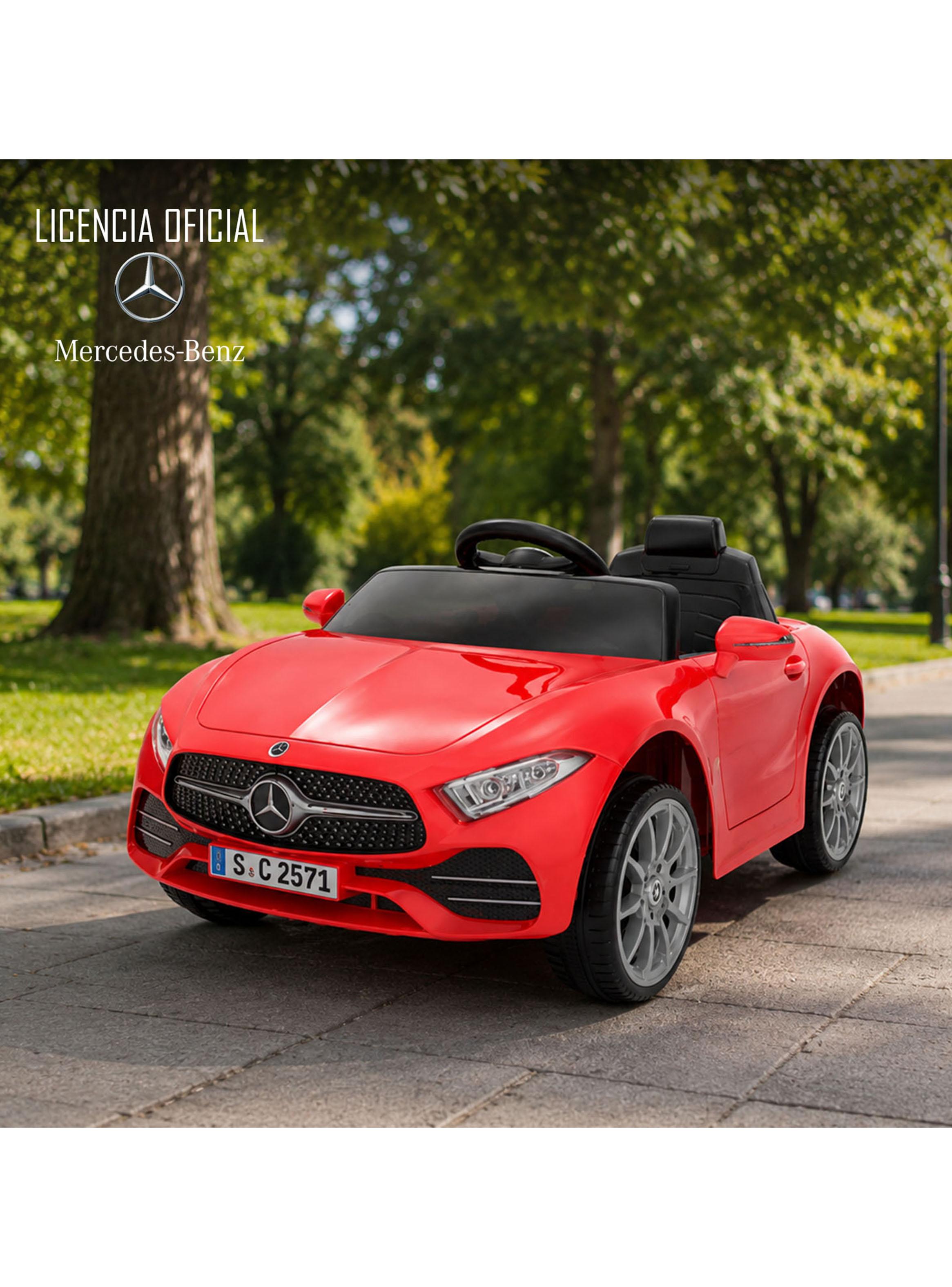 Auto a Batería Mercedes Benz Cls350 12v 2 Motores Rojo-6
