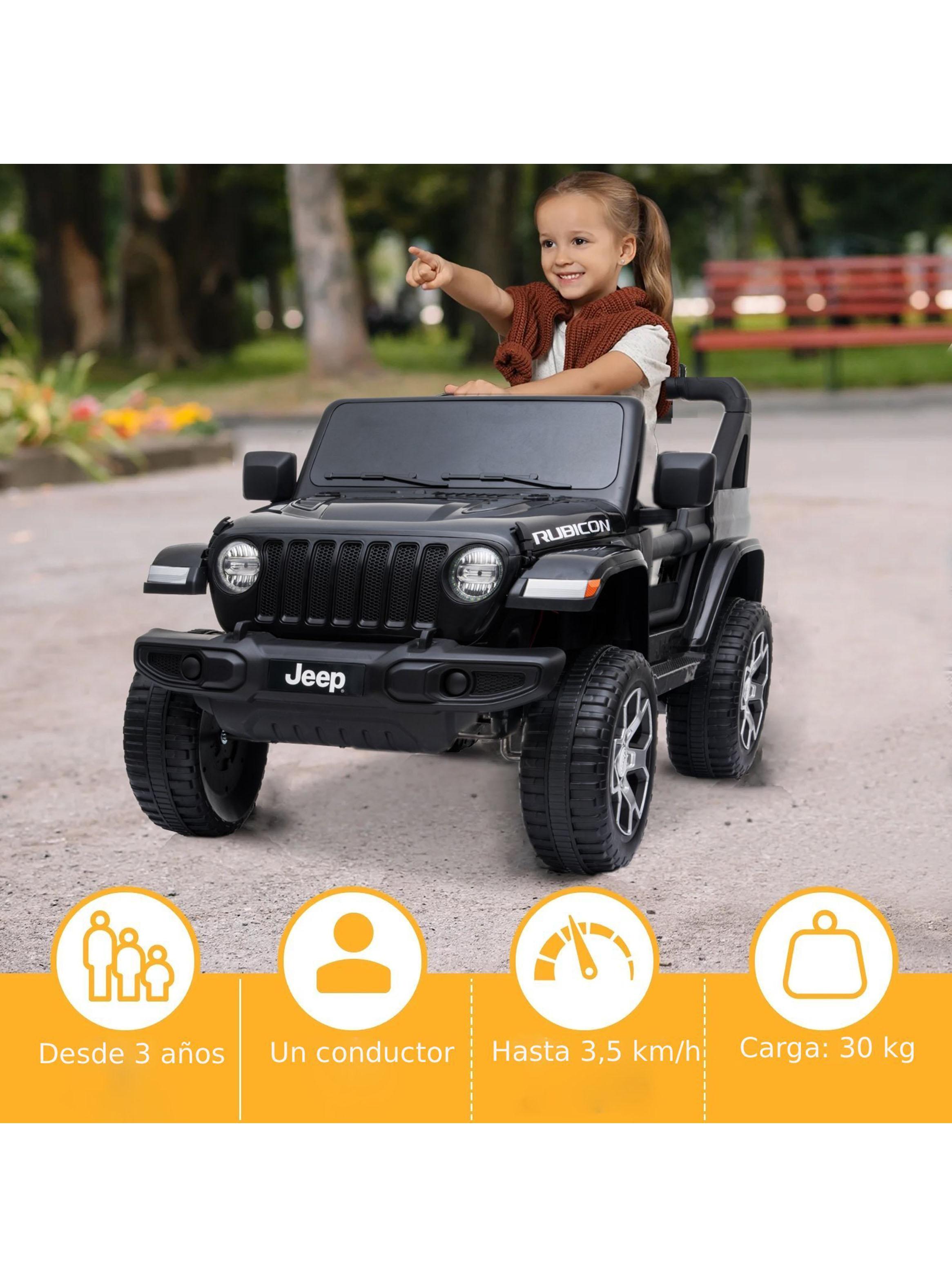 Jeep a Batería Rubicon 12v Negro-5