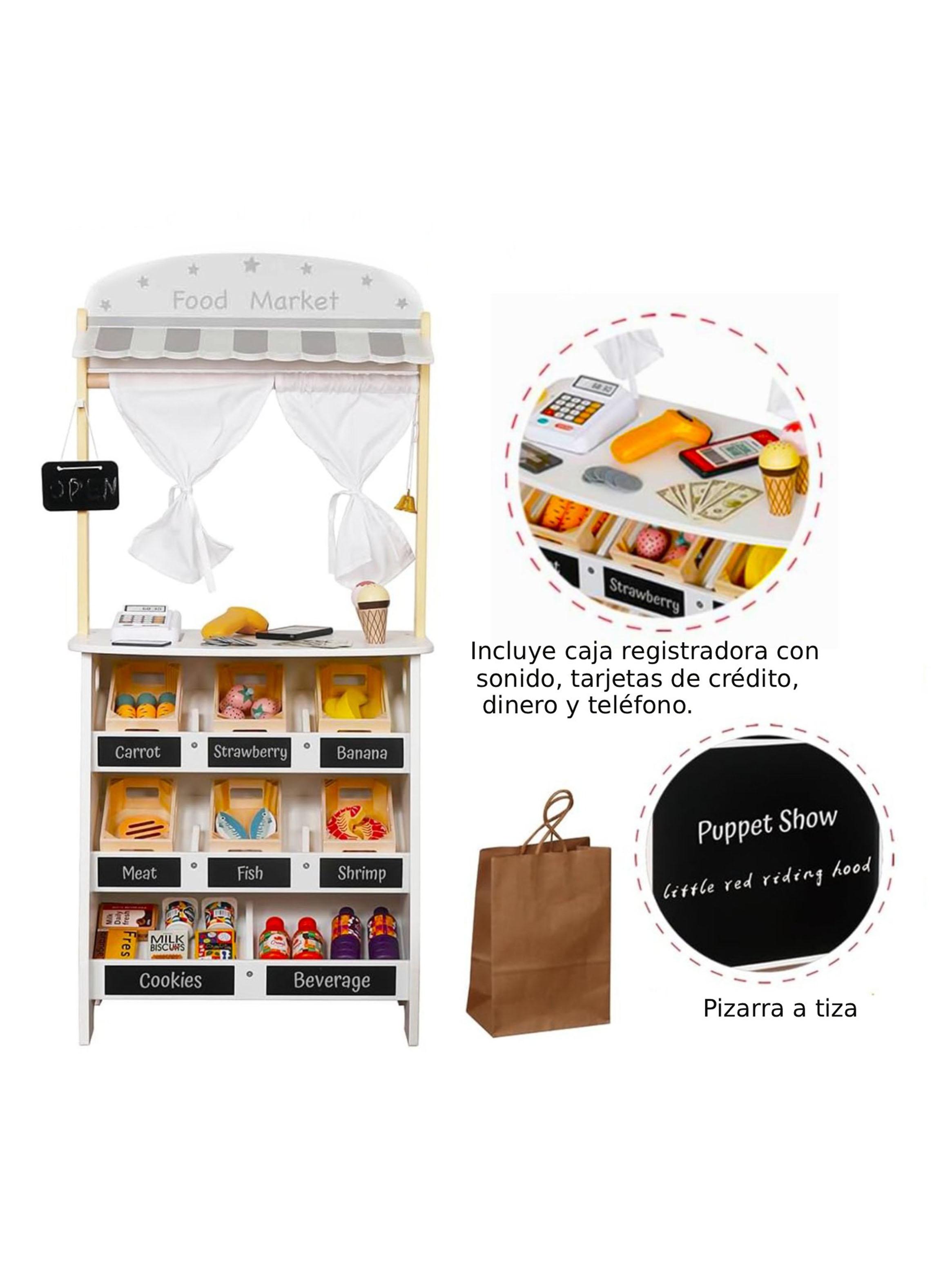 Juguete Mini Hogar Minimarket 2 en 1-2
