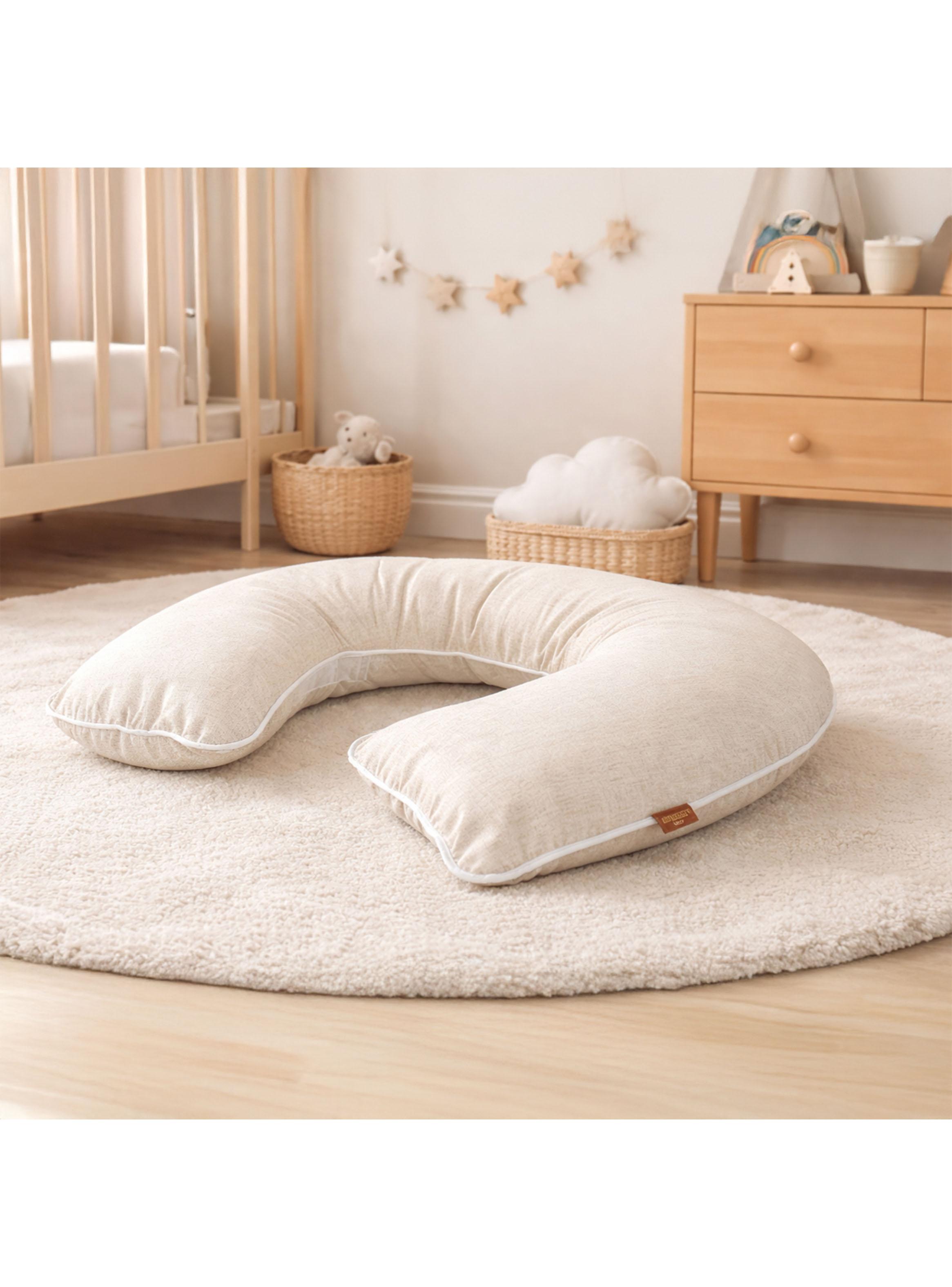 Cojín Maternal para Amamantar Beige-4