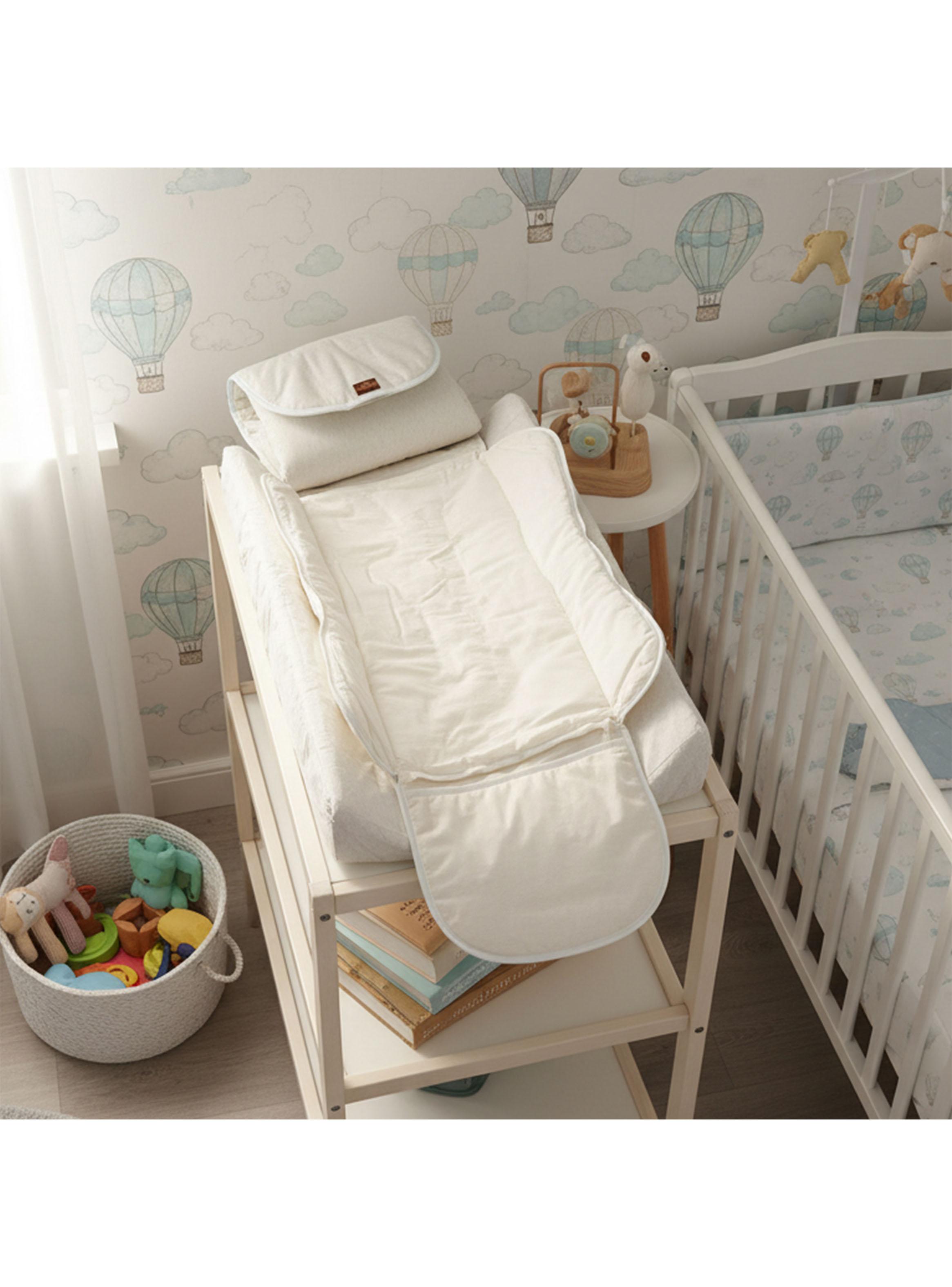 Mudador Portátil Impermeable Beige-4