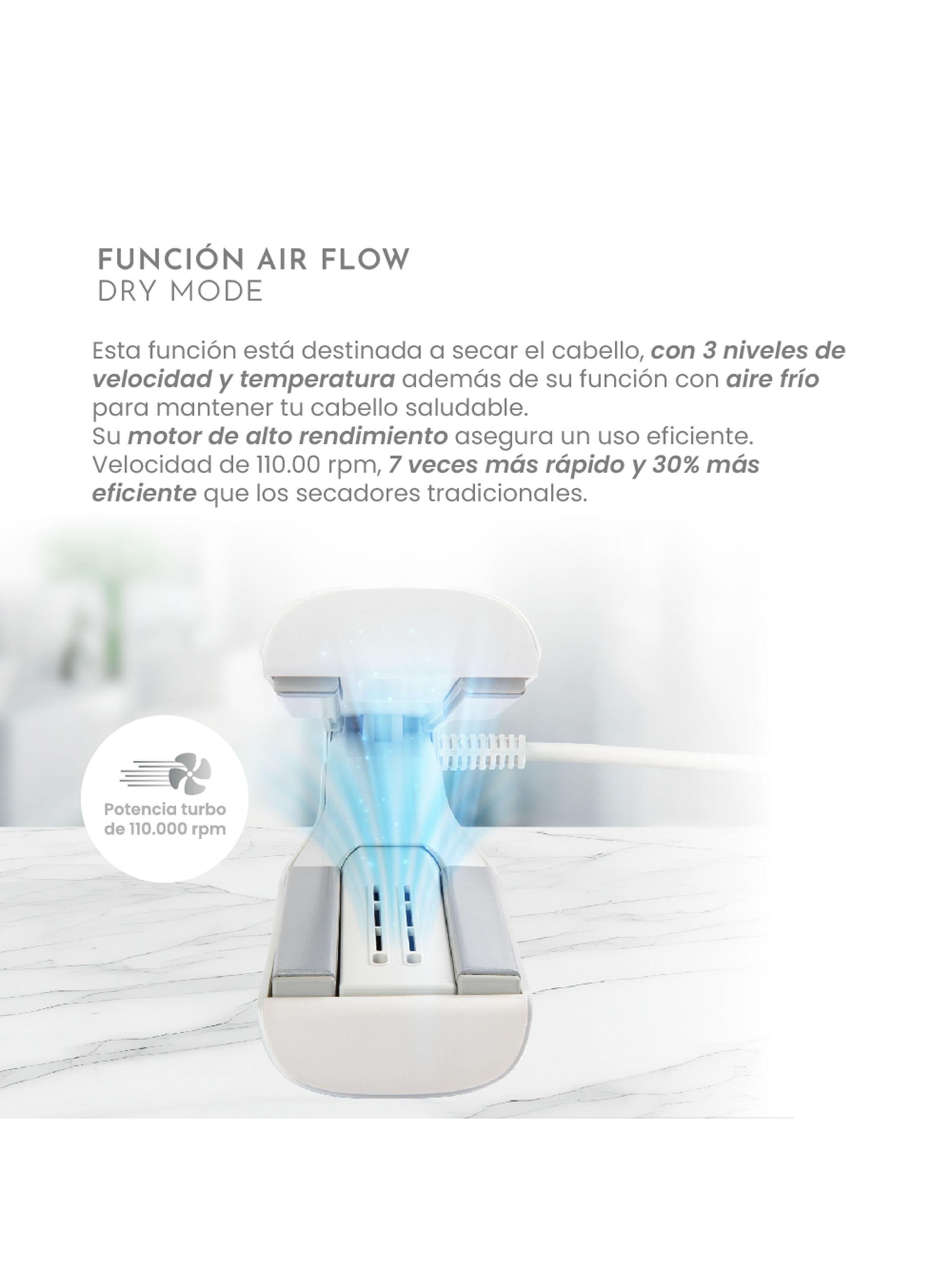 Secador de Pelo Duo AirFlow Styler 3 en 1 SG-B5000 Blanco-4