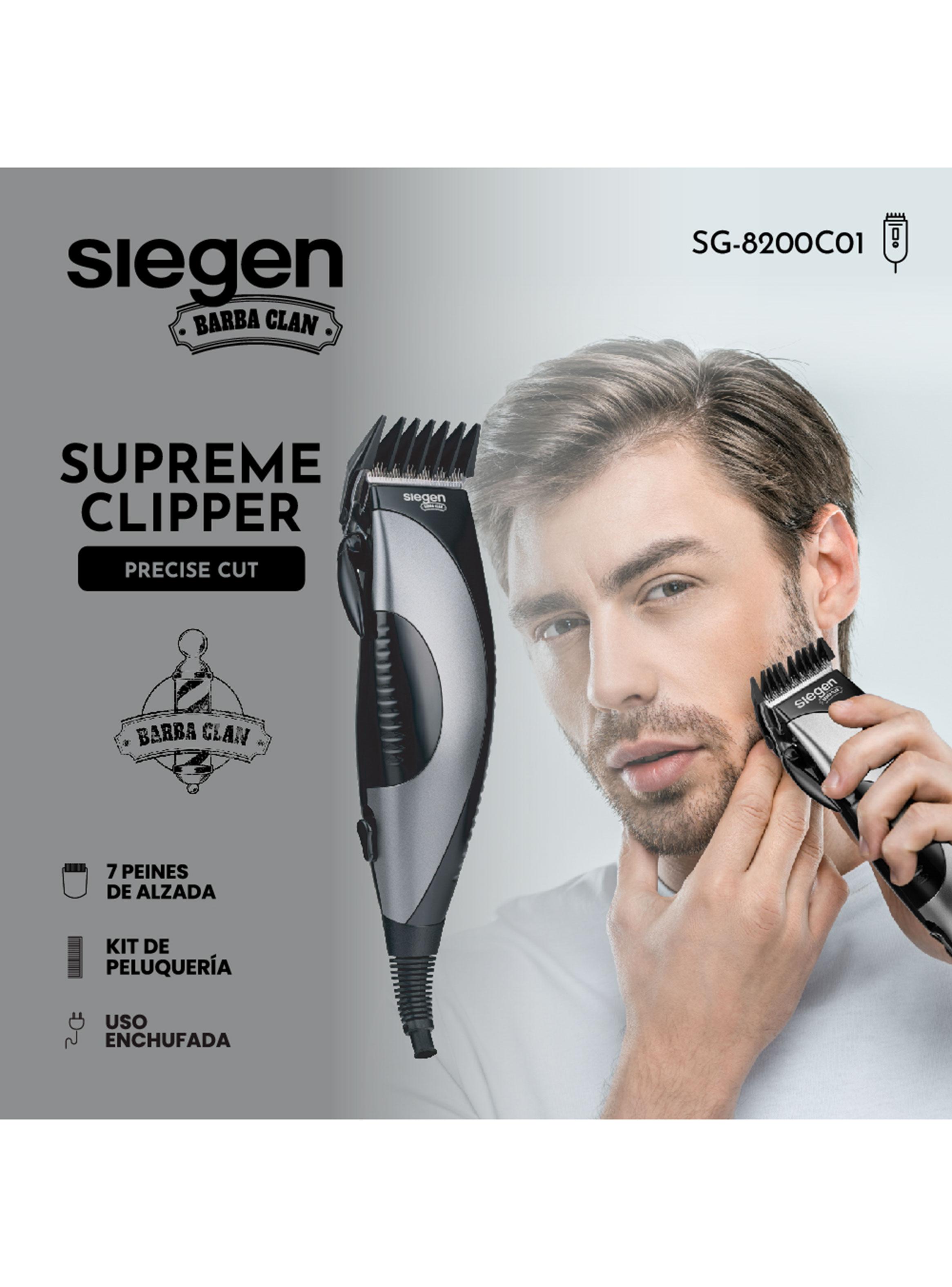 Cortapelos Clipper SG-8200C01 + Accesorios + 7 Peines-4