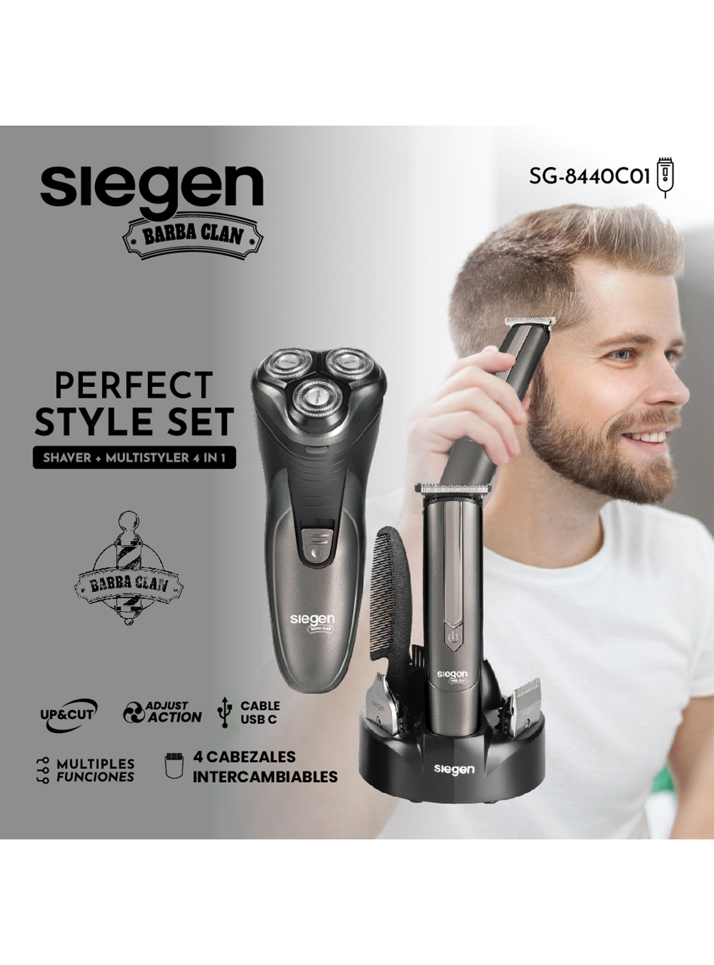Cortapelos + Afeitadora 4 en 1 SG-8440C01-4