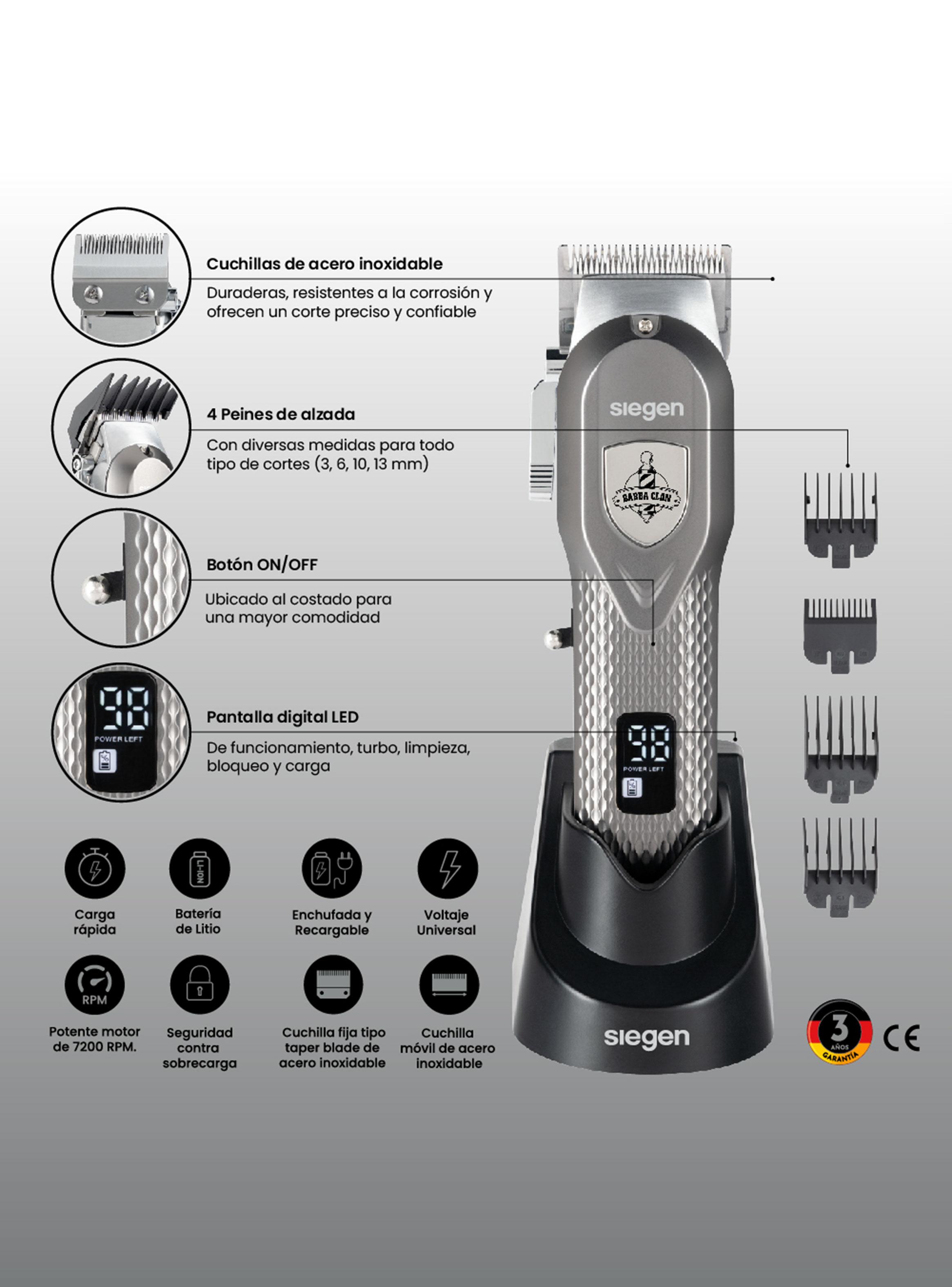 Cortapelos Clipper SG-8700-2