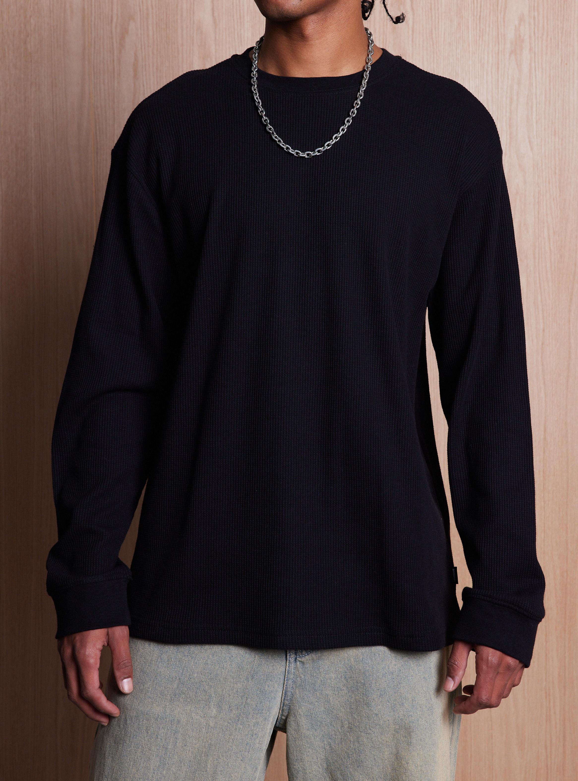 Polera Polera Tela con Textura y Estampado-3