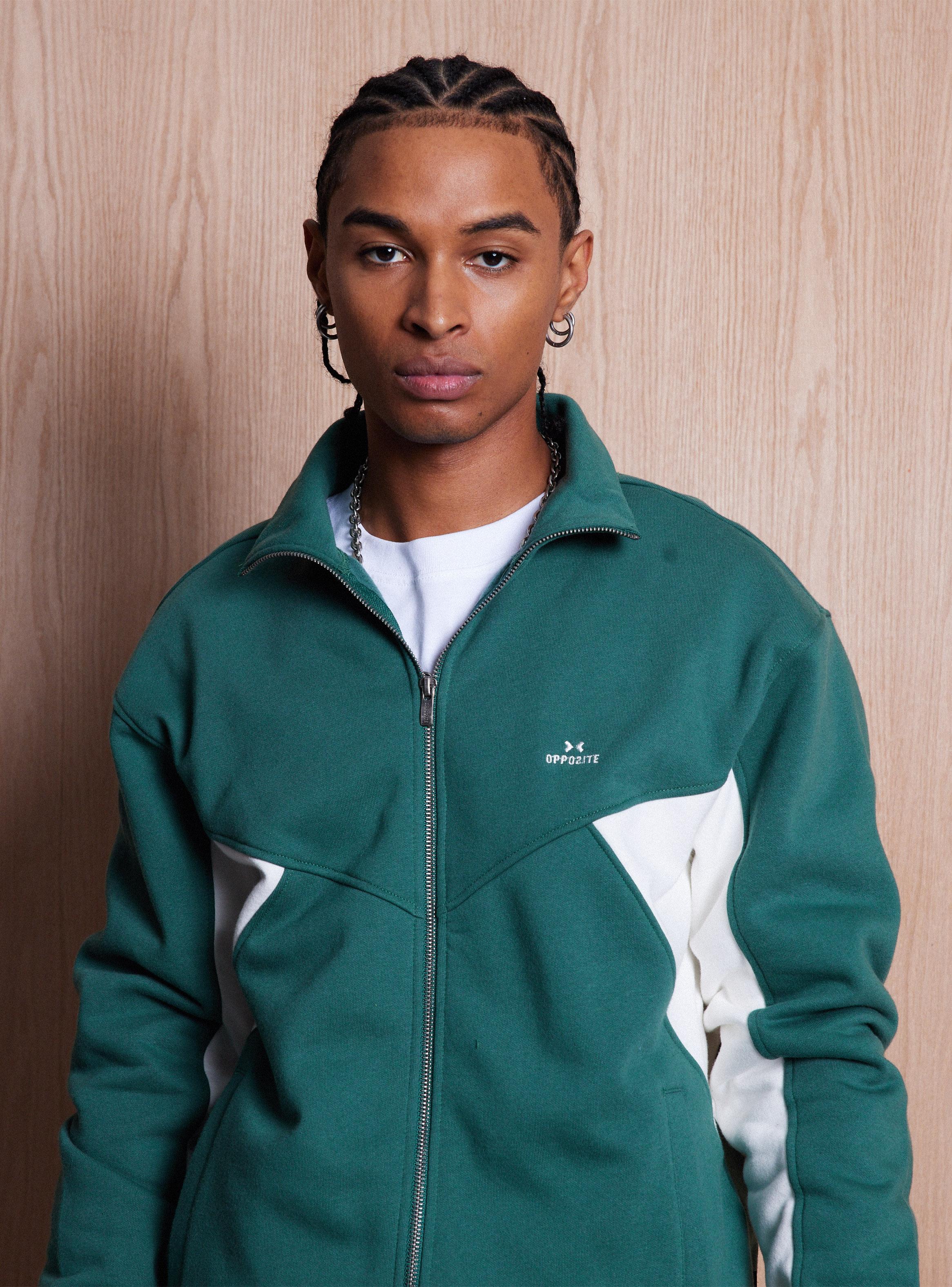 Polerón Poleron Full Zipper con Cortes-2