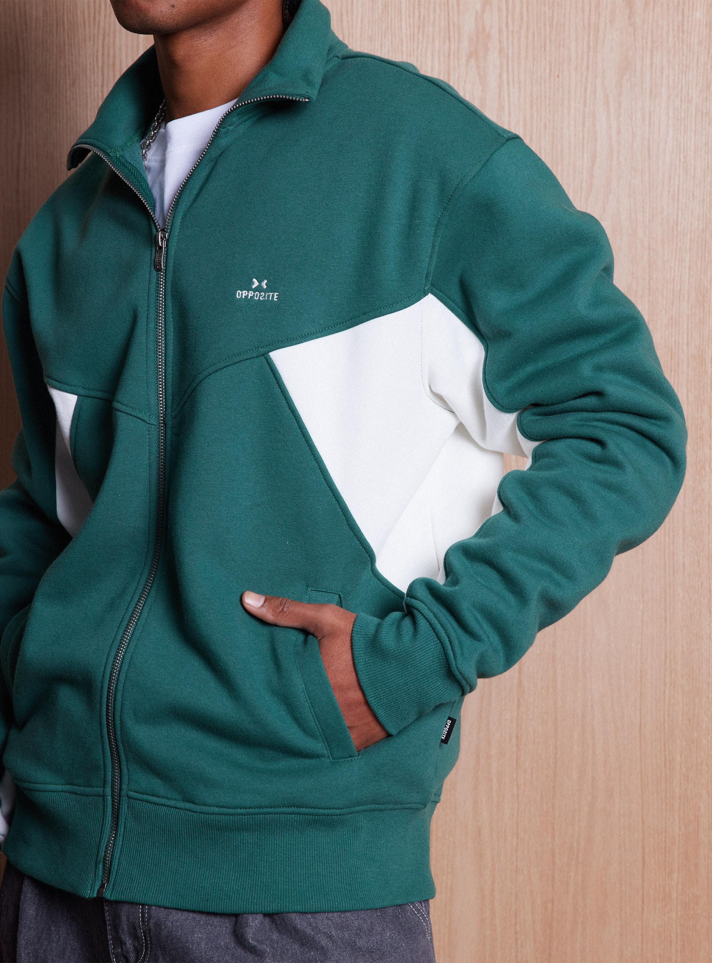 Polerón Poleron Full Zipper con Cortes-3