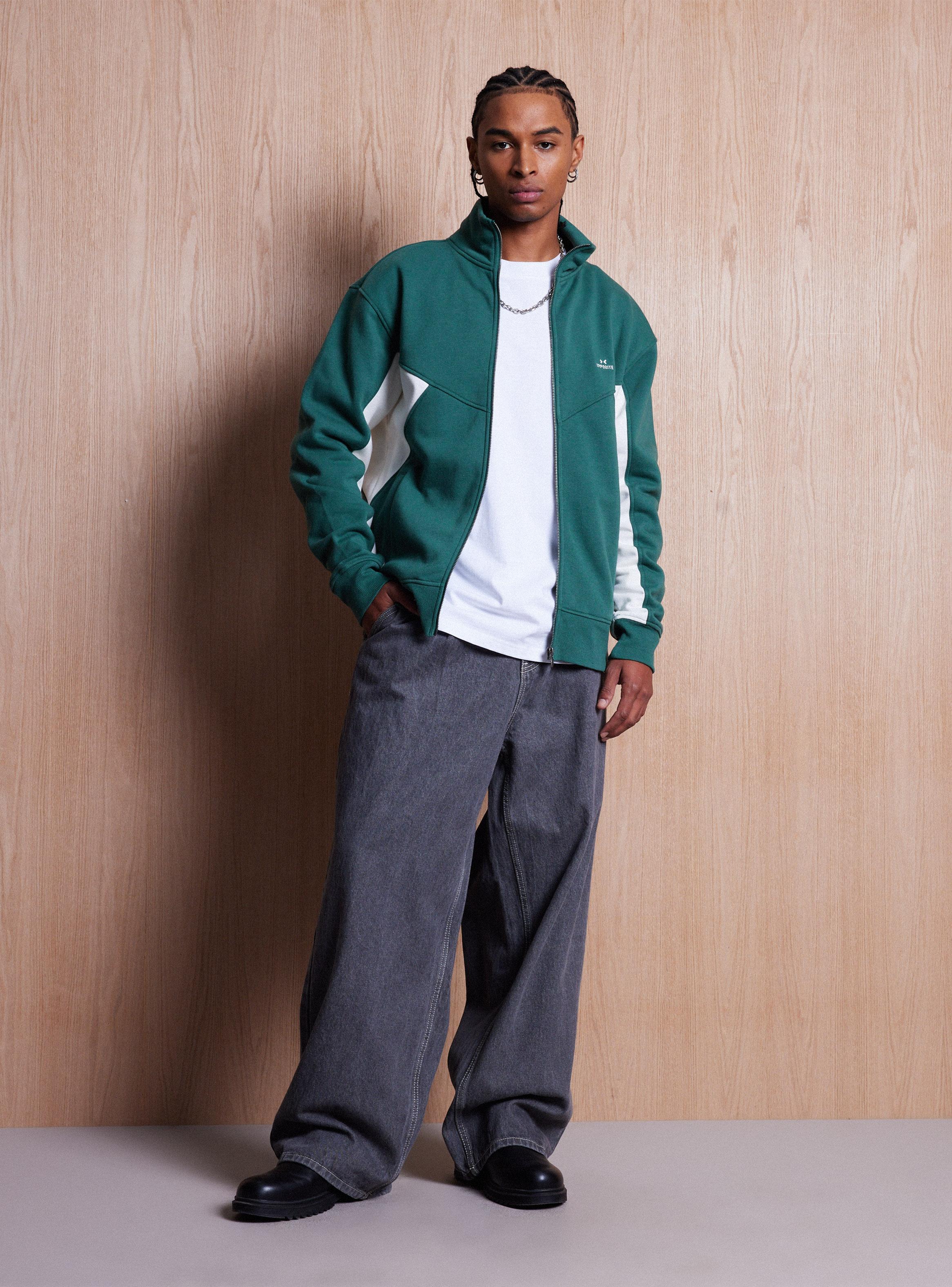 Polerón Poleron Full Zipper con Cortes-4