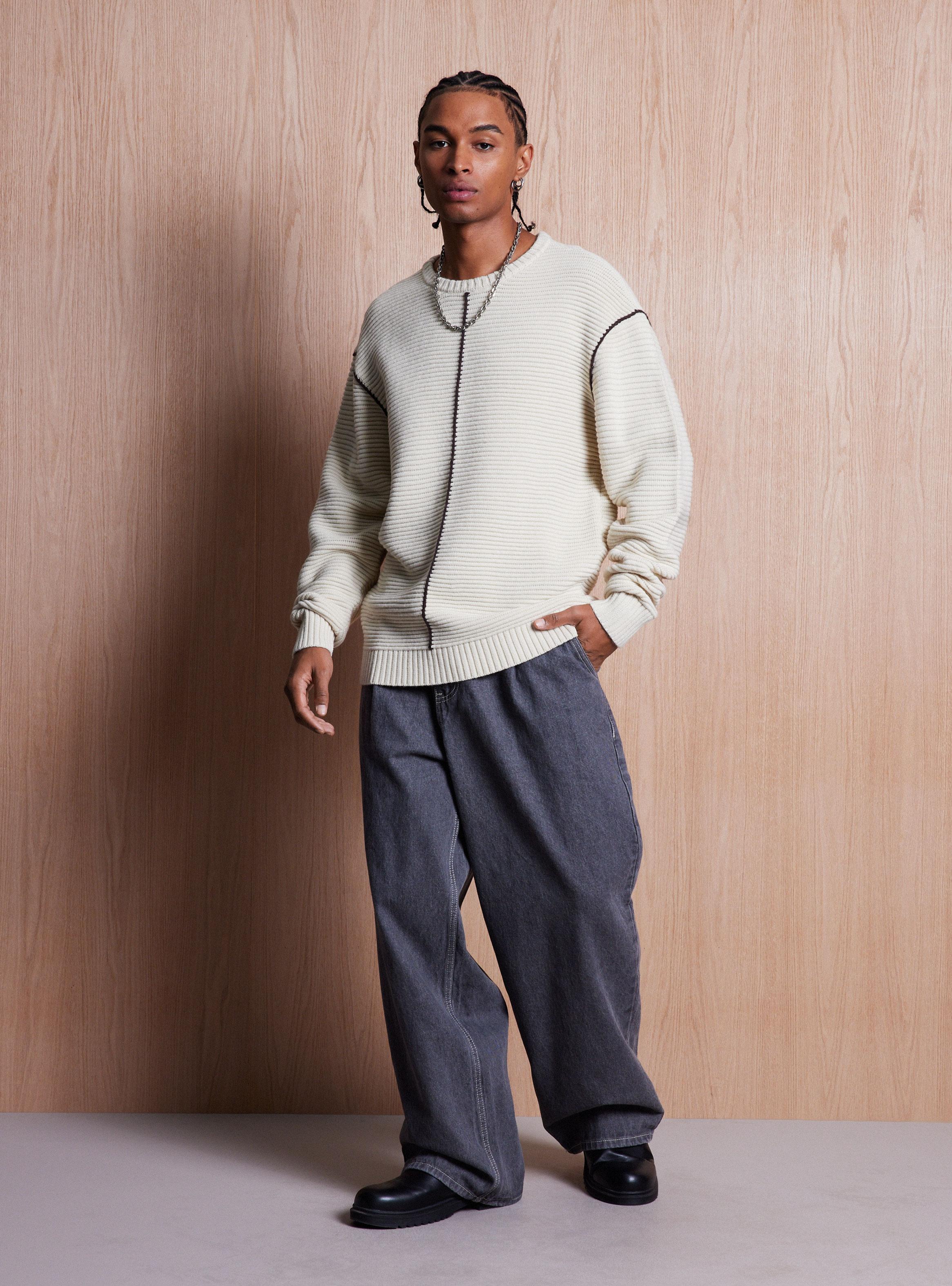 Sweater Costuras en Contraste-4