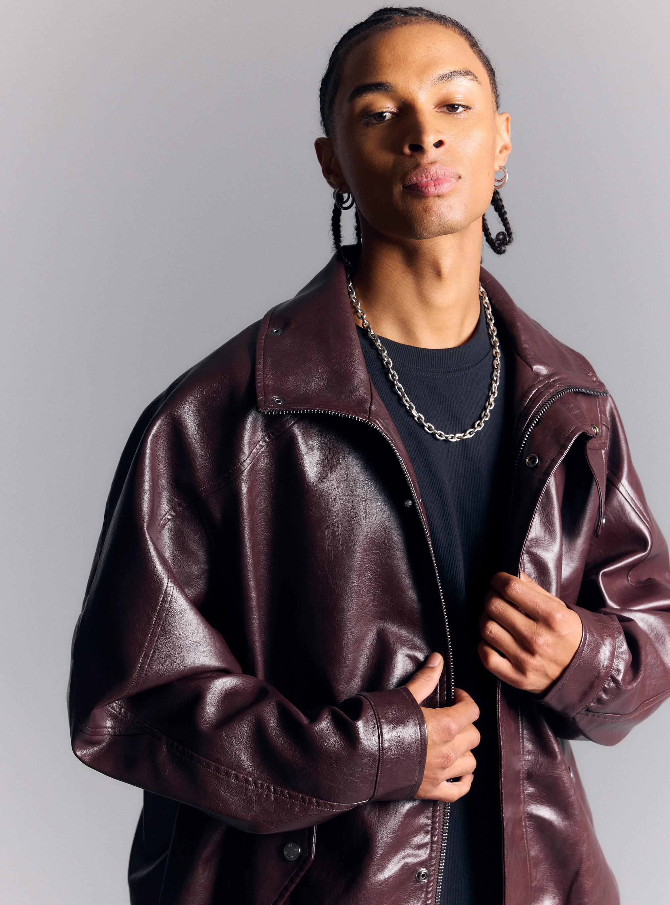 BLACKLIST Chaqueta de Cuello Alto-2