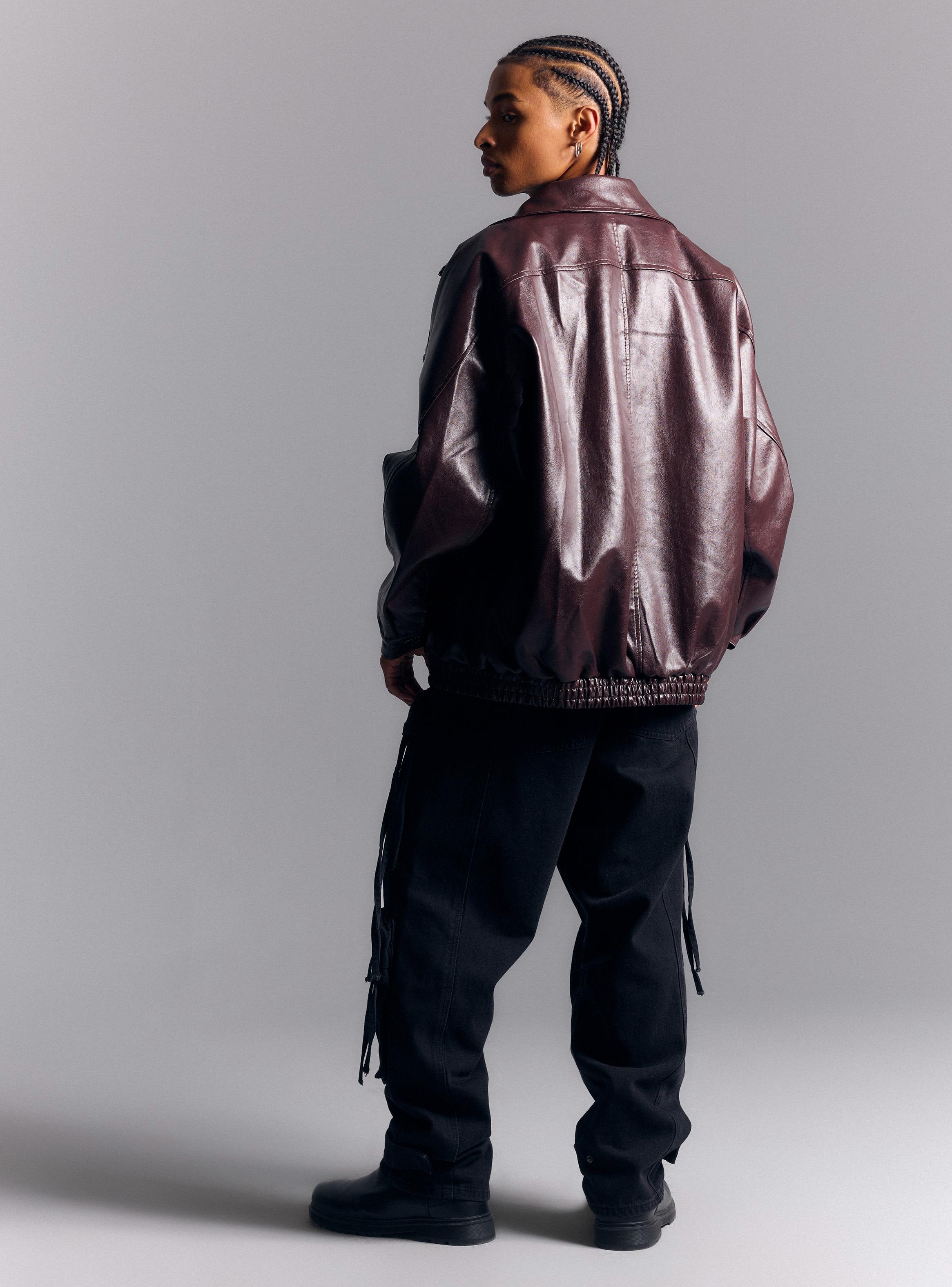 BLACKLIST Chaqueta de Cuello Alto-5