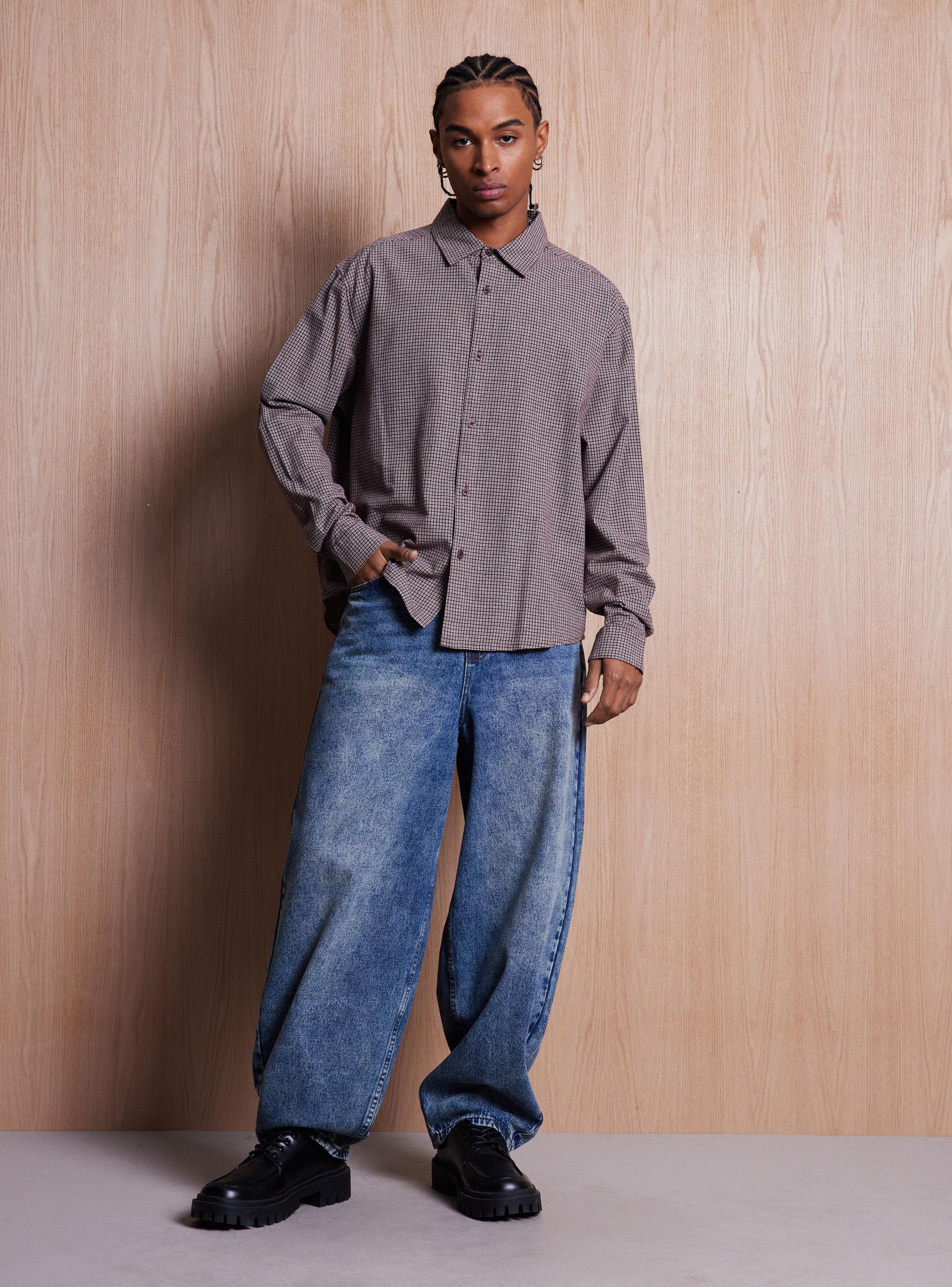 Camisa Manga Larga Microestampada-4