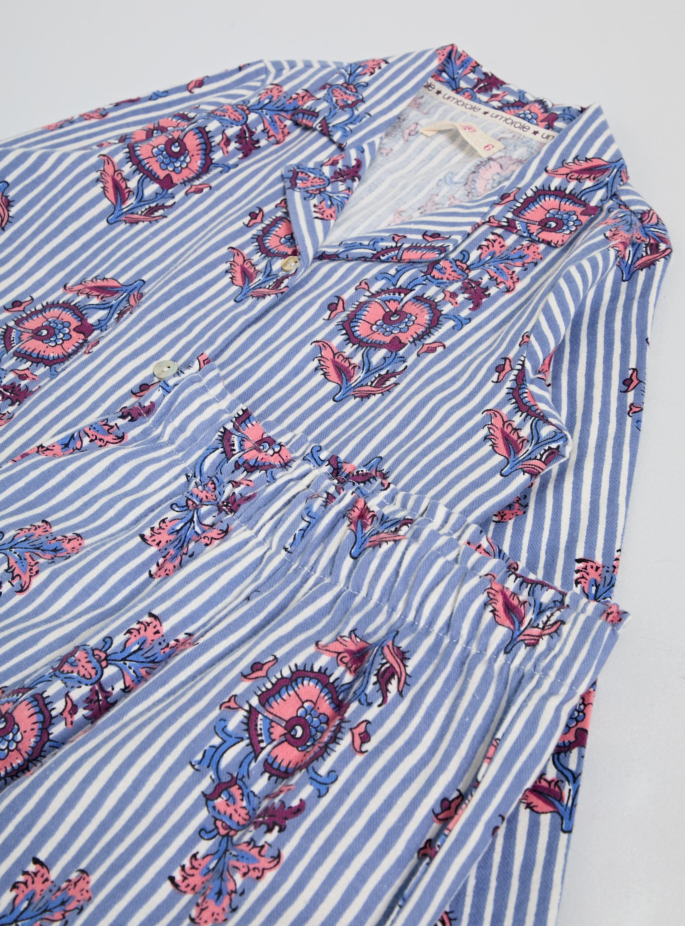 Pijama Full Estampado Botones Franela Día de la Madre-3