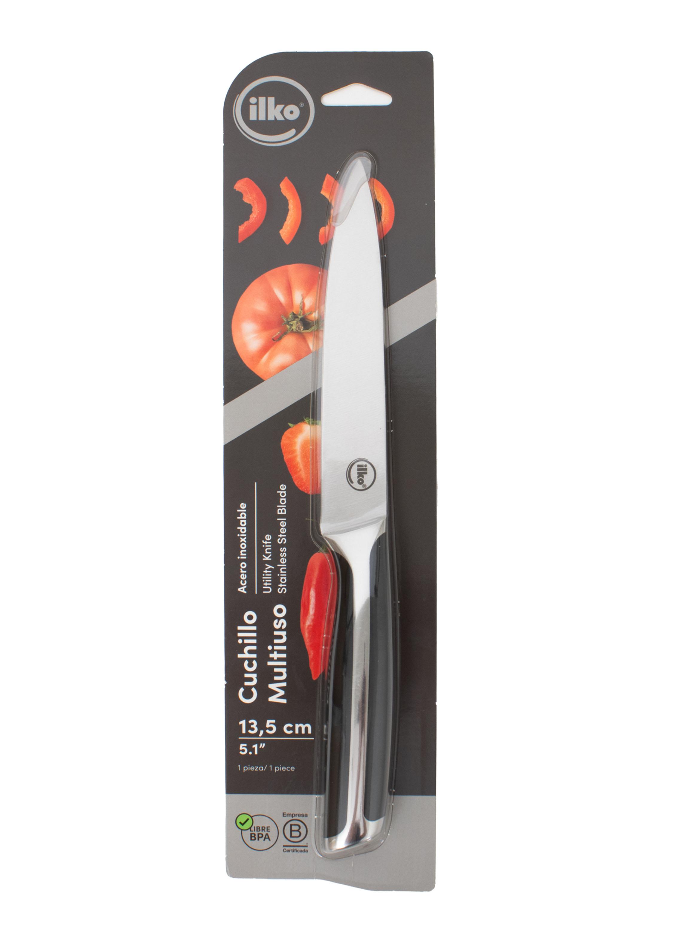 Cuchillo Multiuso 13 cm Plus Acero Inoxidable-1