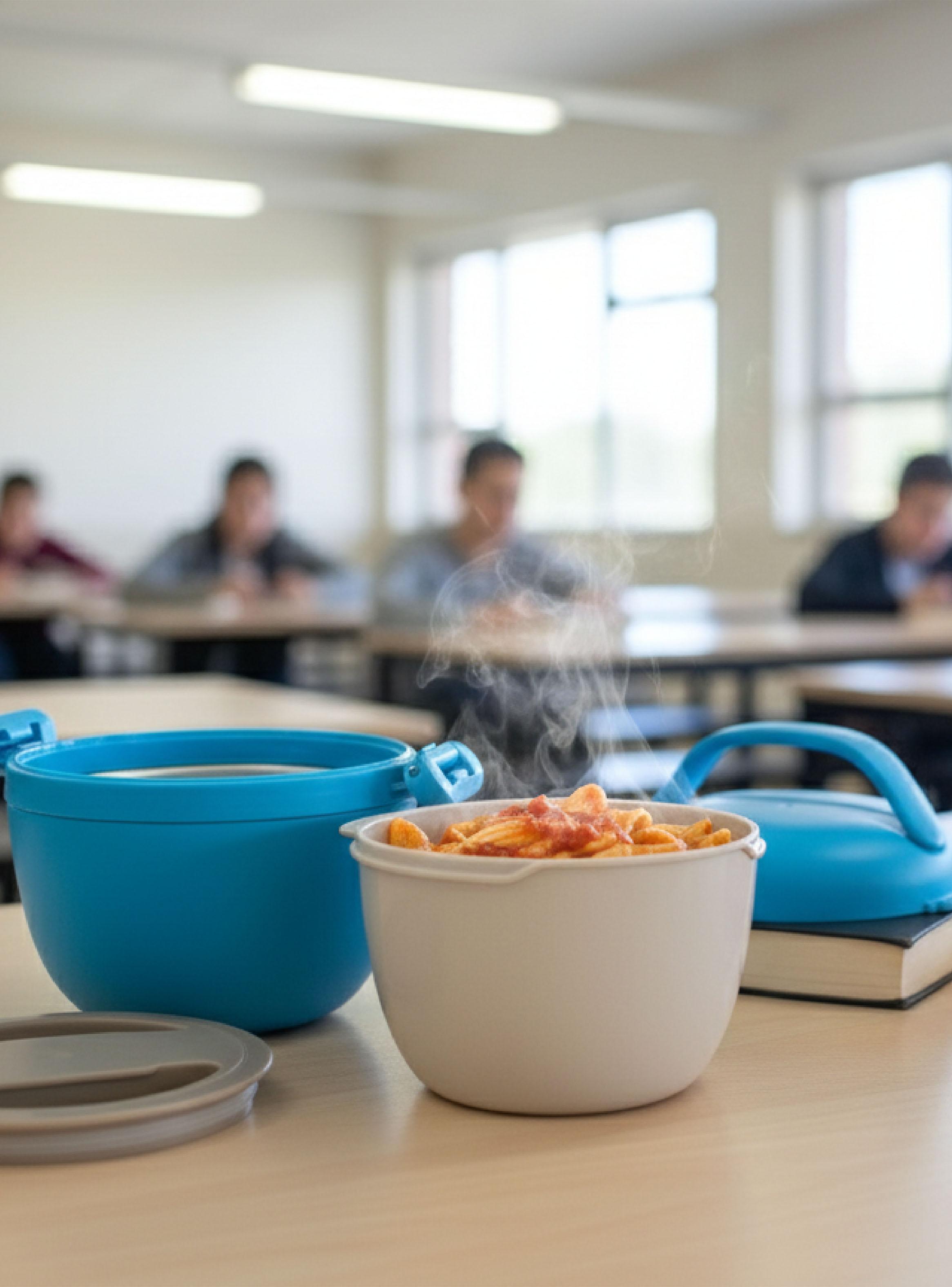 Termo para Comida Acero Inoxidable Domo Bs26 600 Ml Blue-4