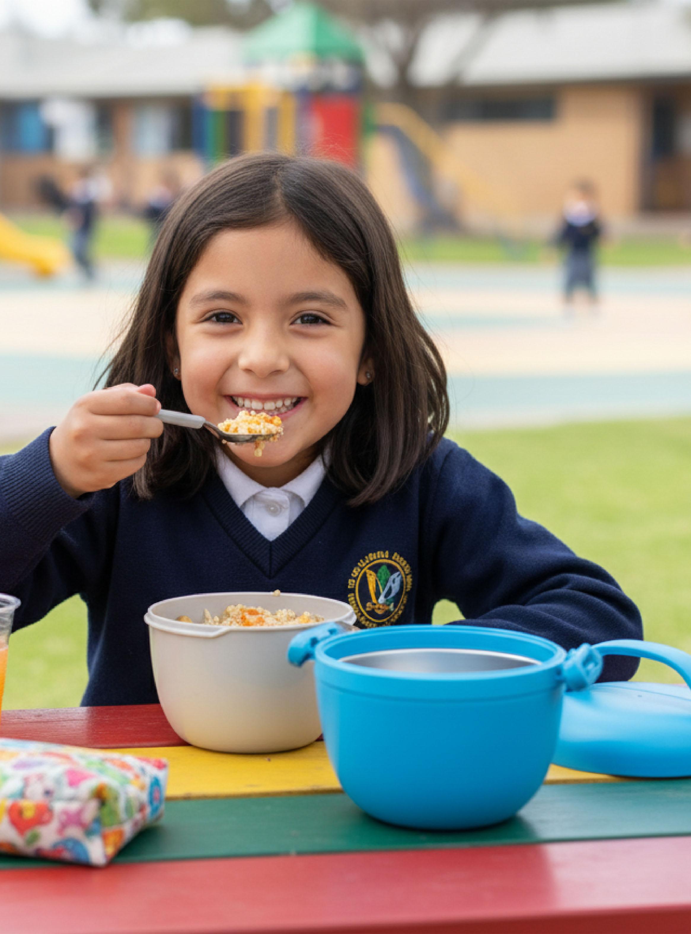 Termo para Comida Acero Inoxidable Domo Bs26 600 Ml Blue-3