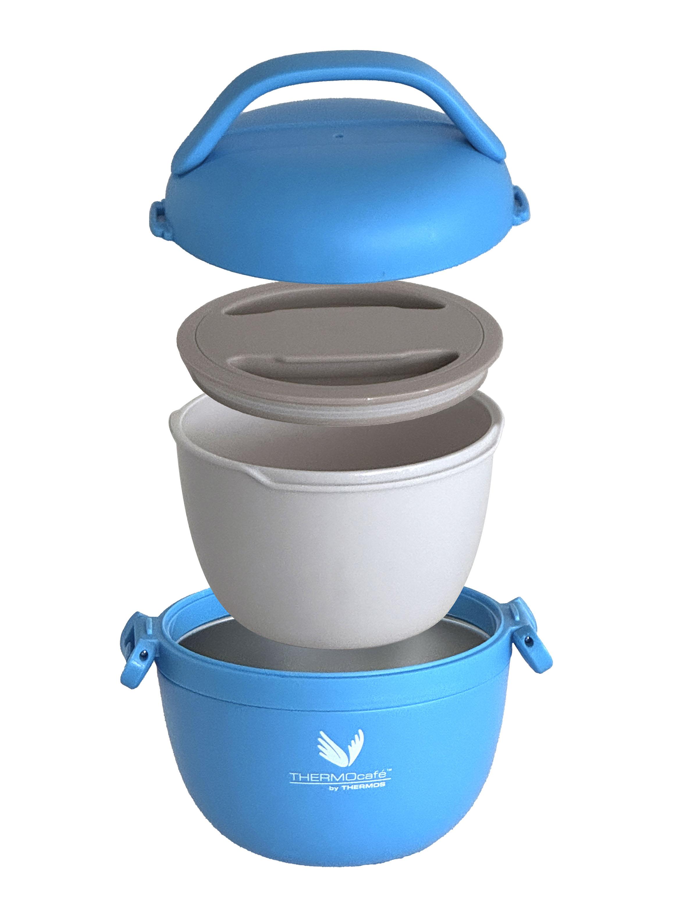 Termo para Comida Acero Inoxidable Domo Bs26 600 Ml Blue-2