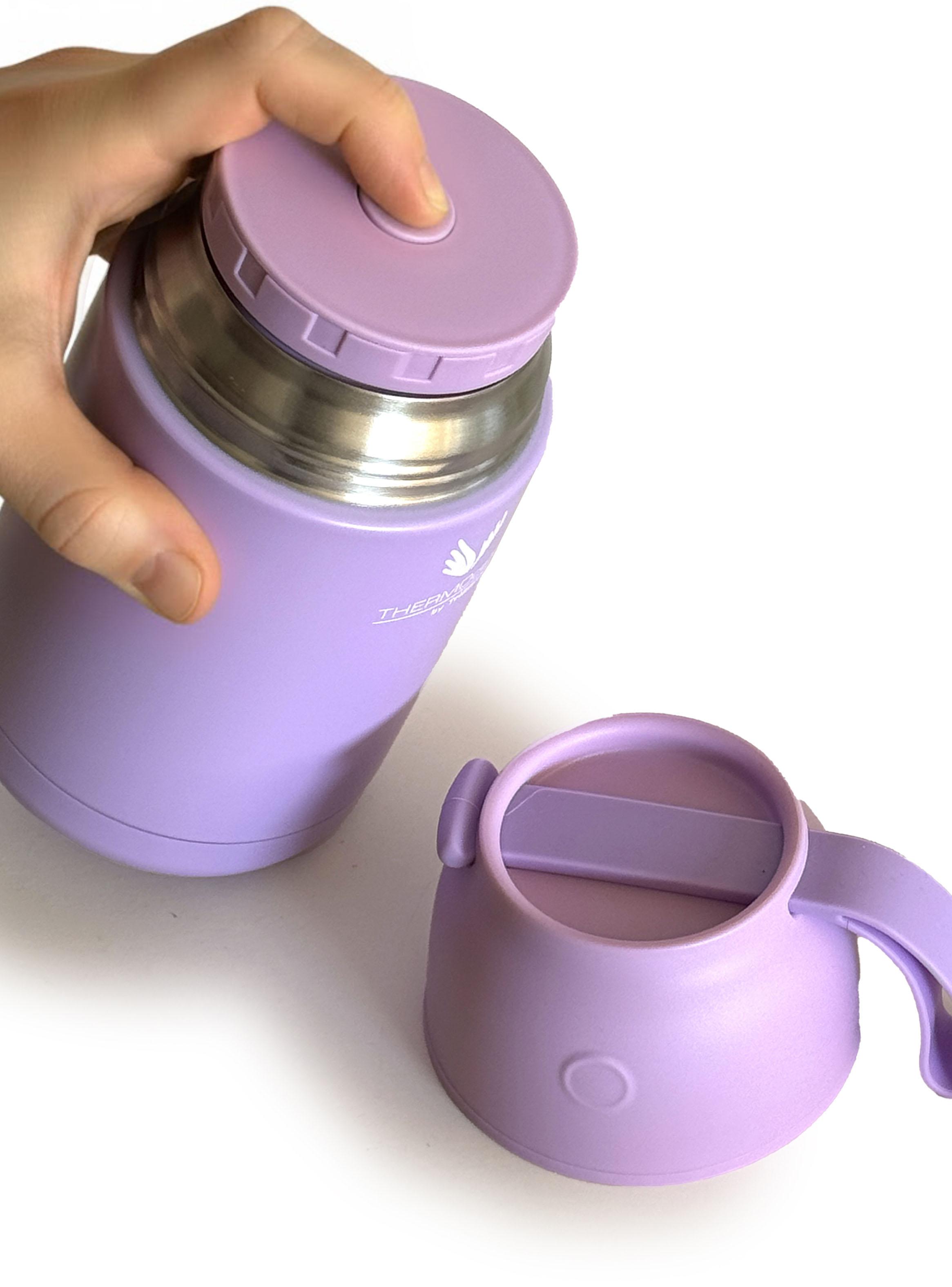 Termo para Comida Acero Inoxidable Cool 680 Ml Bs26 Purple-1