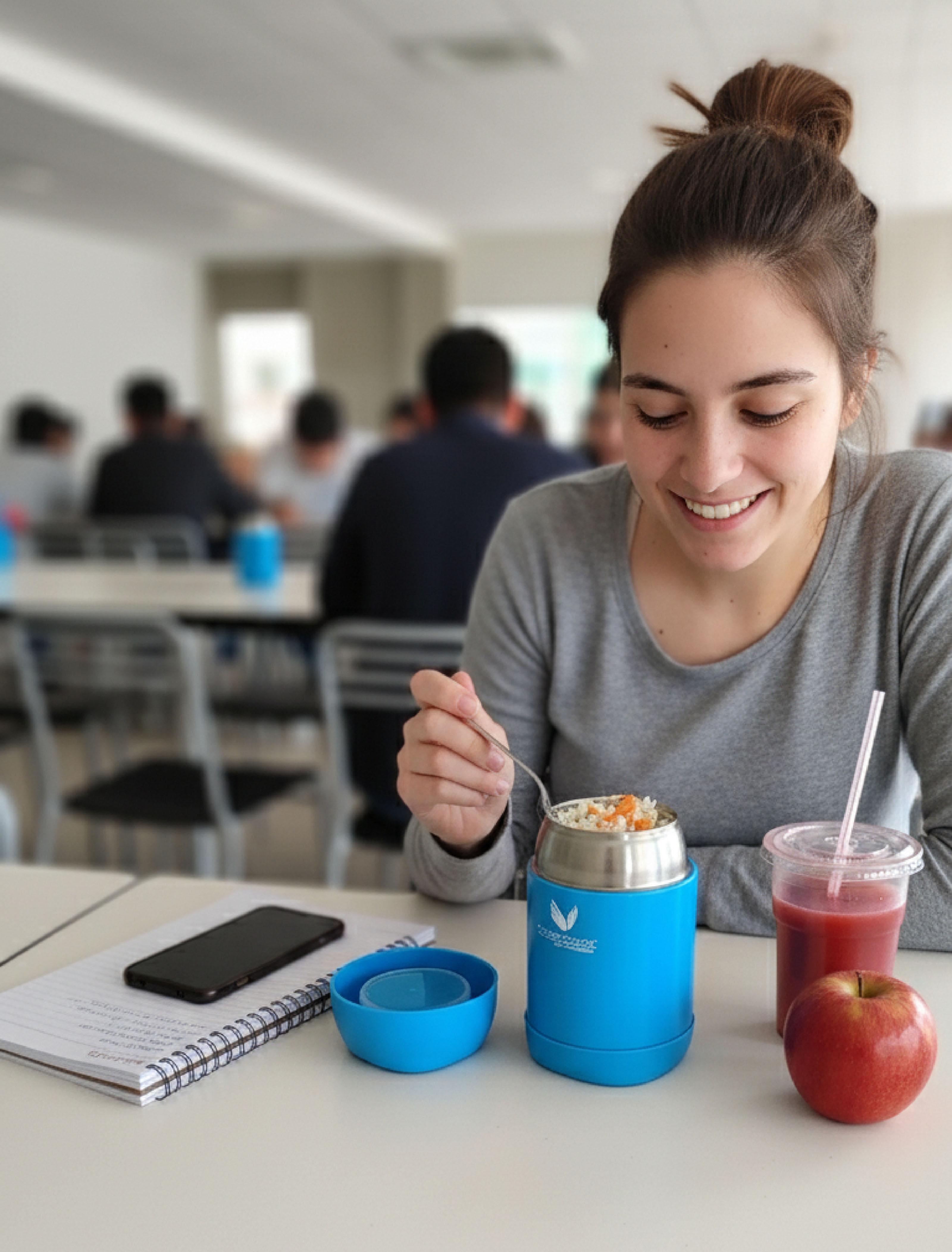 Termo para Comida Acero Inoxidable Bs26 500 Ml Blue-1