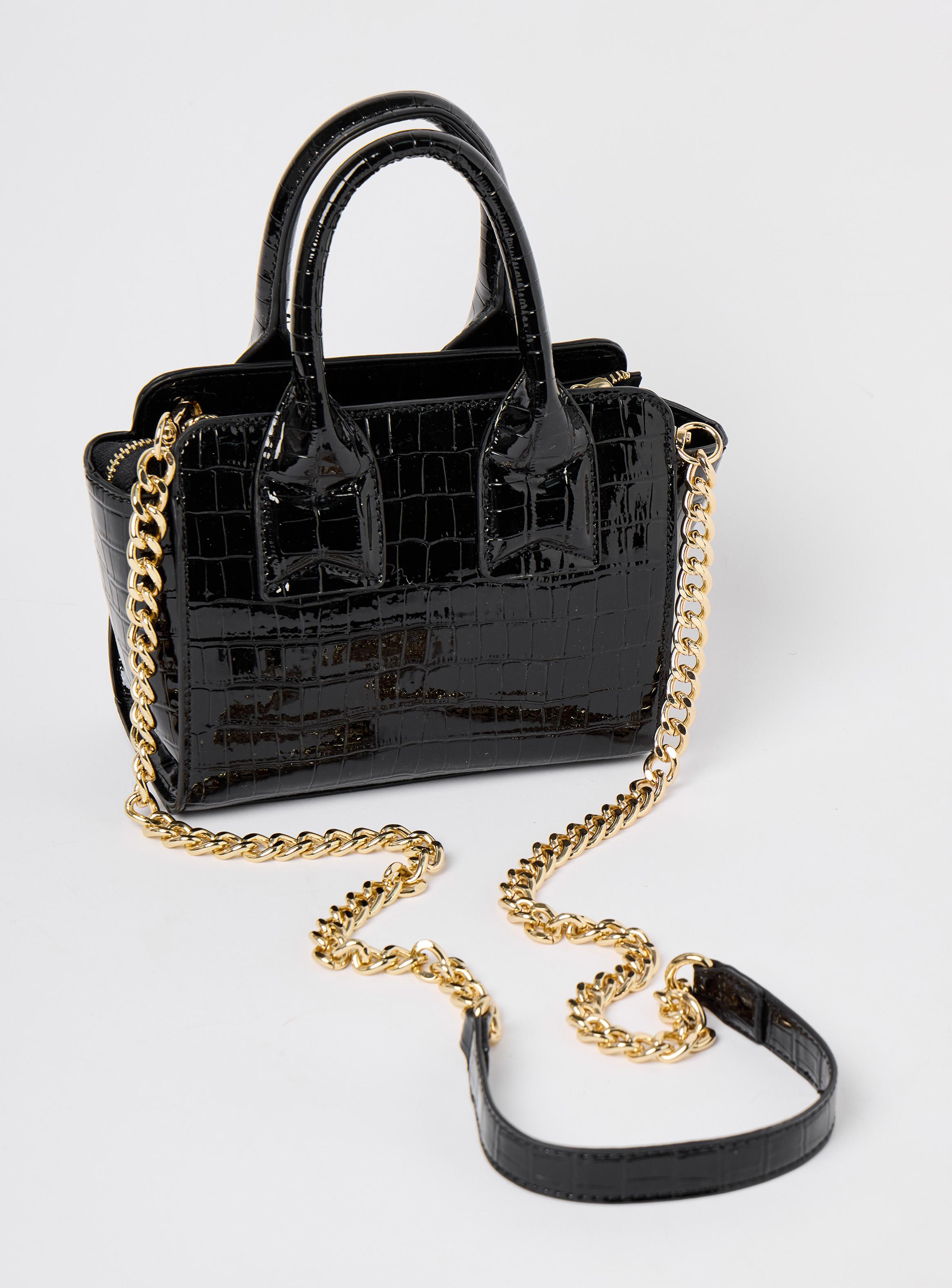 Cartera de Hombro Mini Textura Croco-2