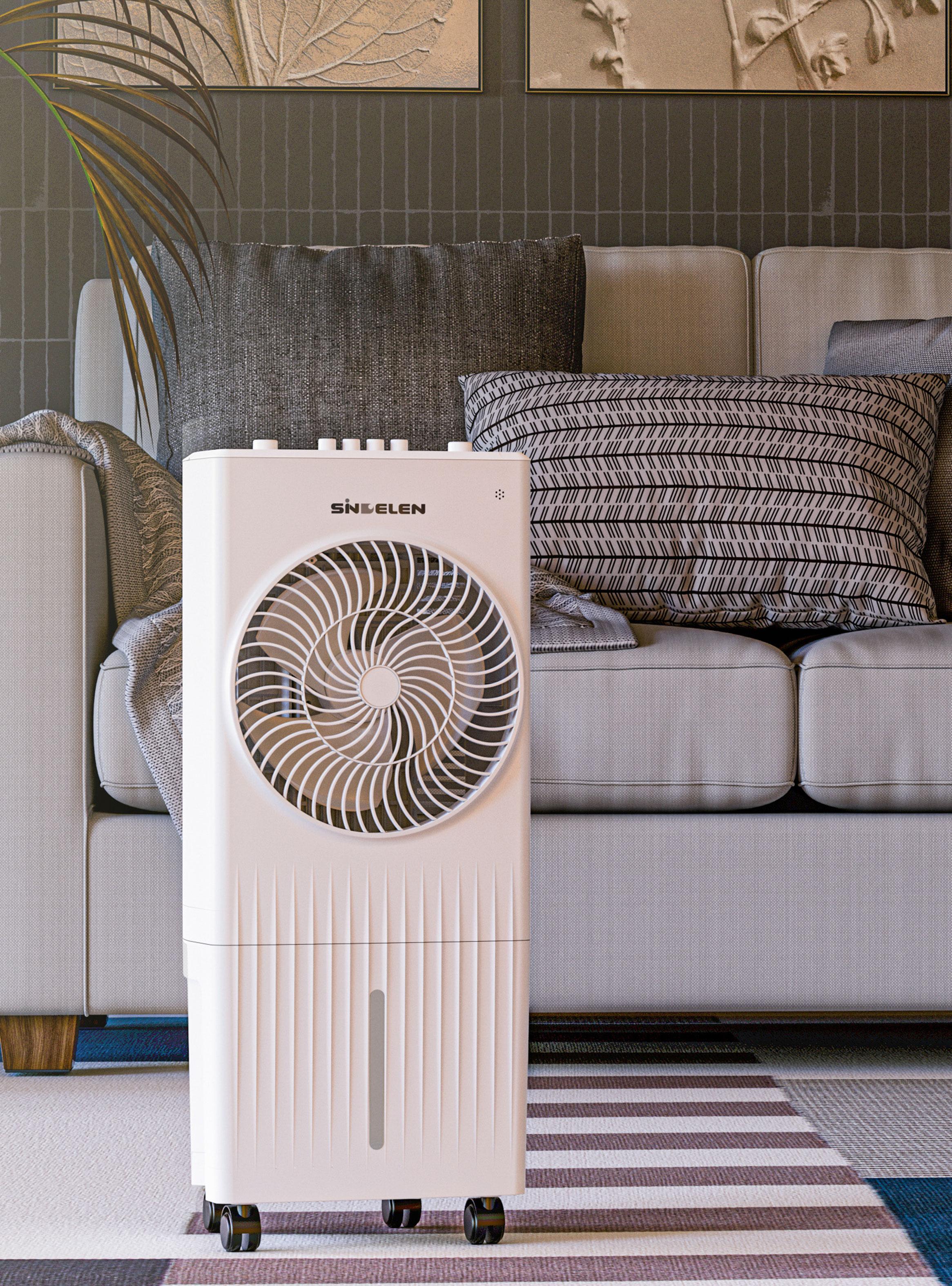 Enfriador de Aire 55W EEA-300 Power Air Blanco-5