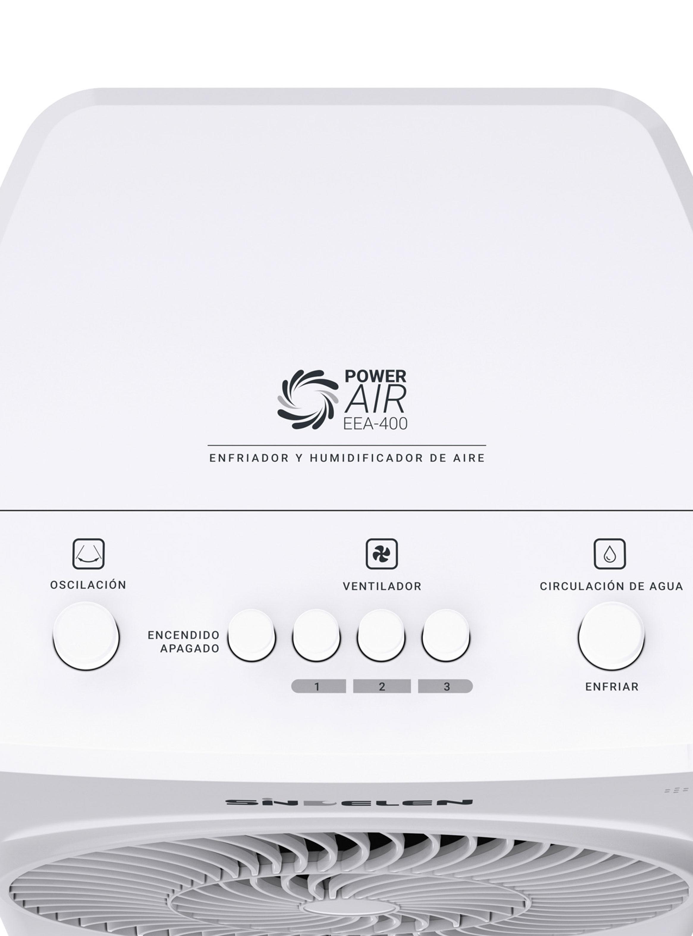 Enfriador de Aire 55W 3 Velocidades con Oscilación EEA-400 Blanco-3