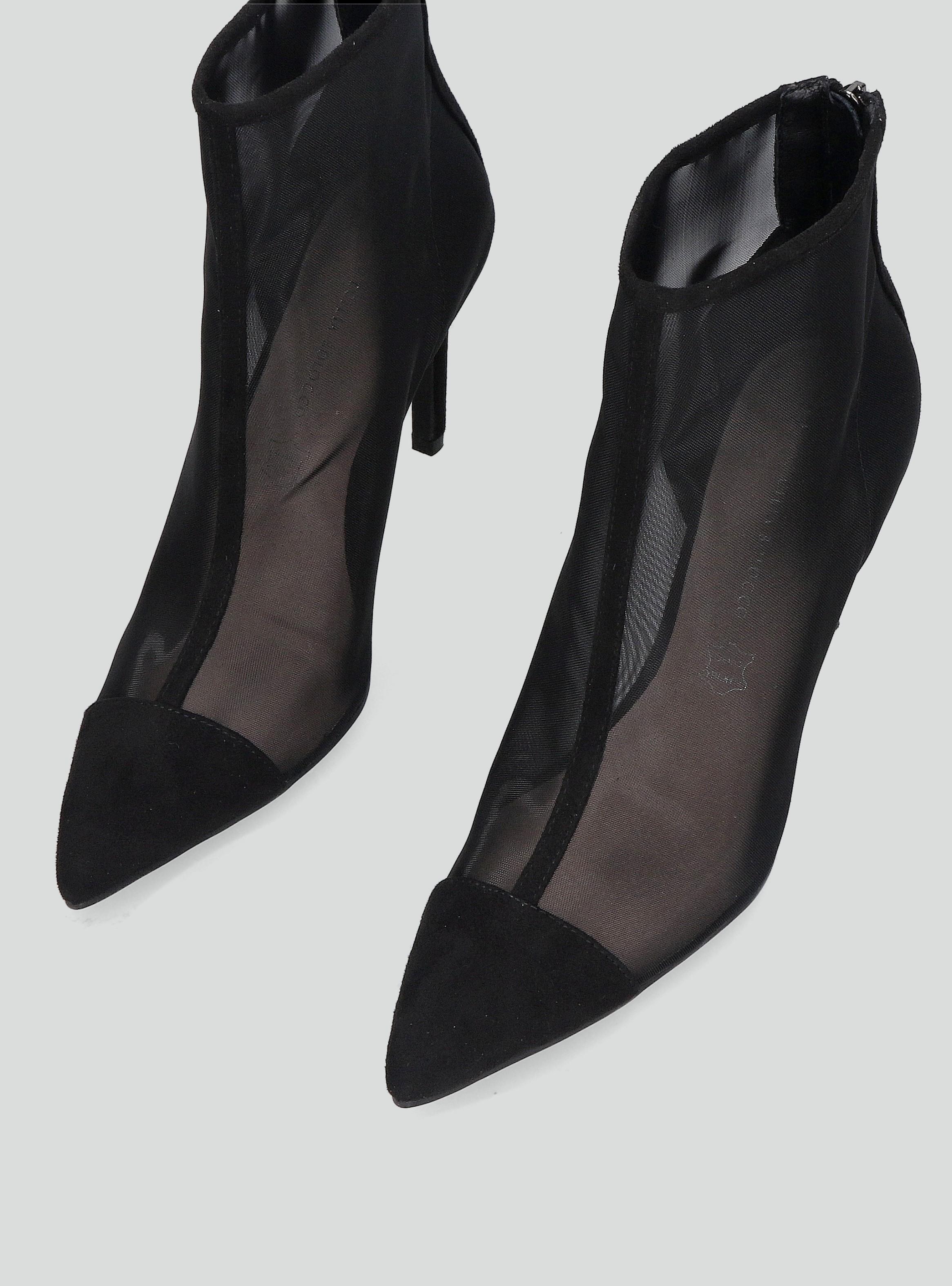 Botín Malla Transparente Mujer-3