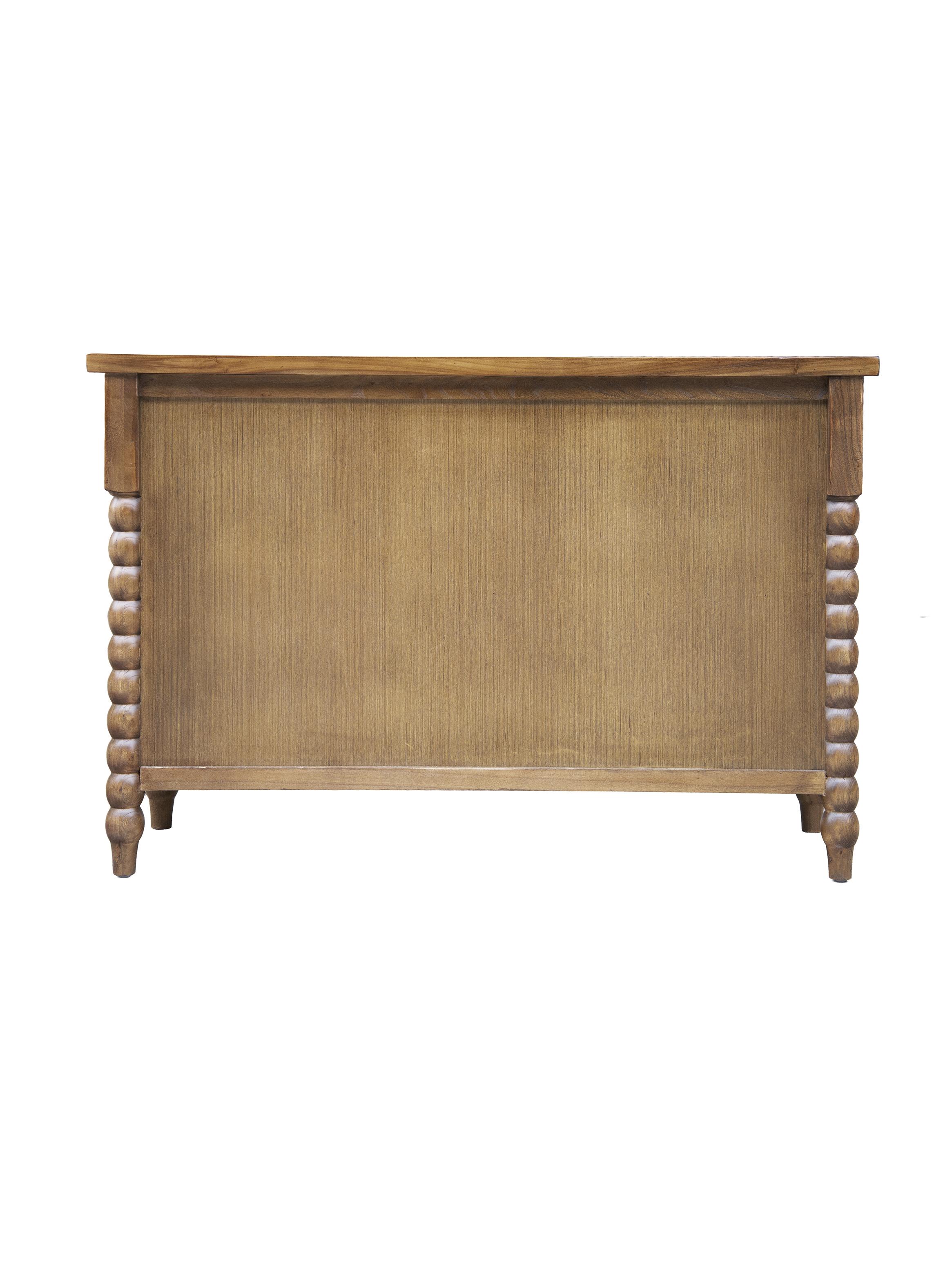 Cómoda Ecléctica 3 Cajones 120x45x80 cm-4