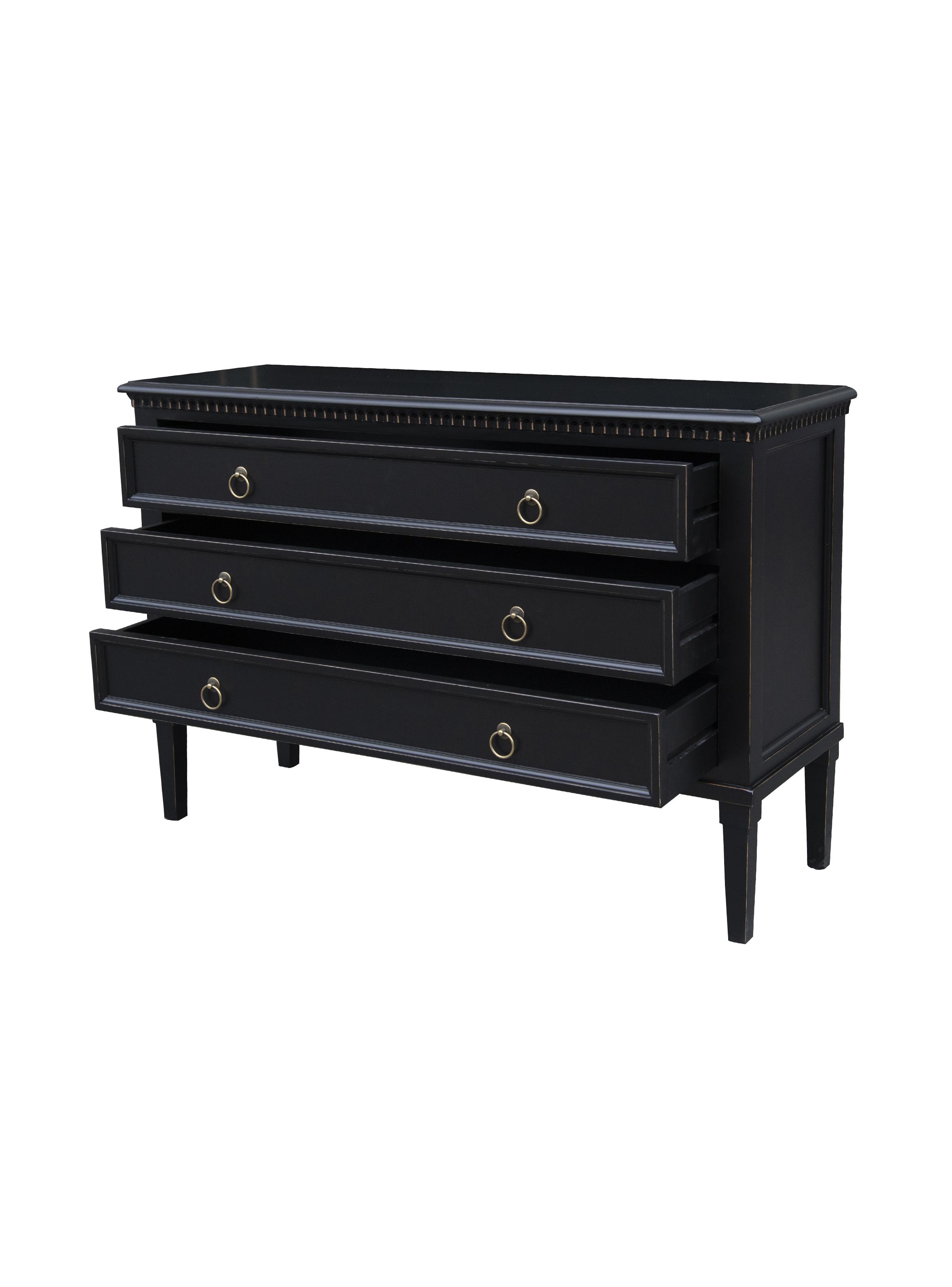 Cómoda Colin 3 Cajones 120x40x80 cm-5