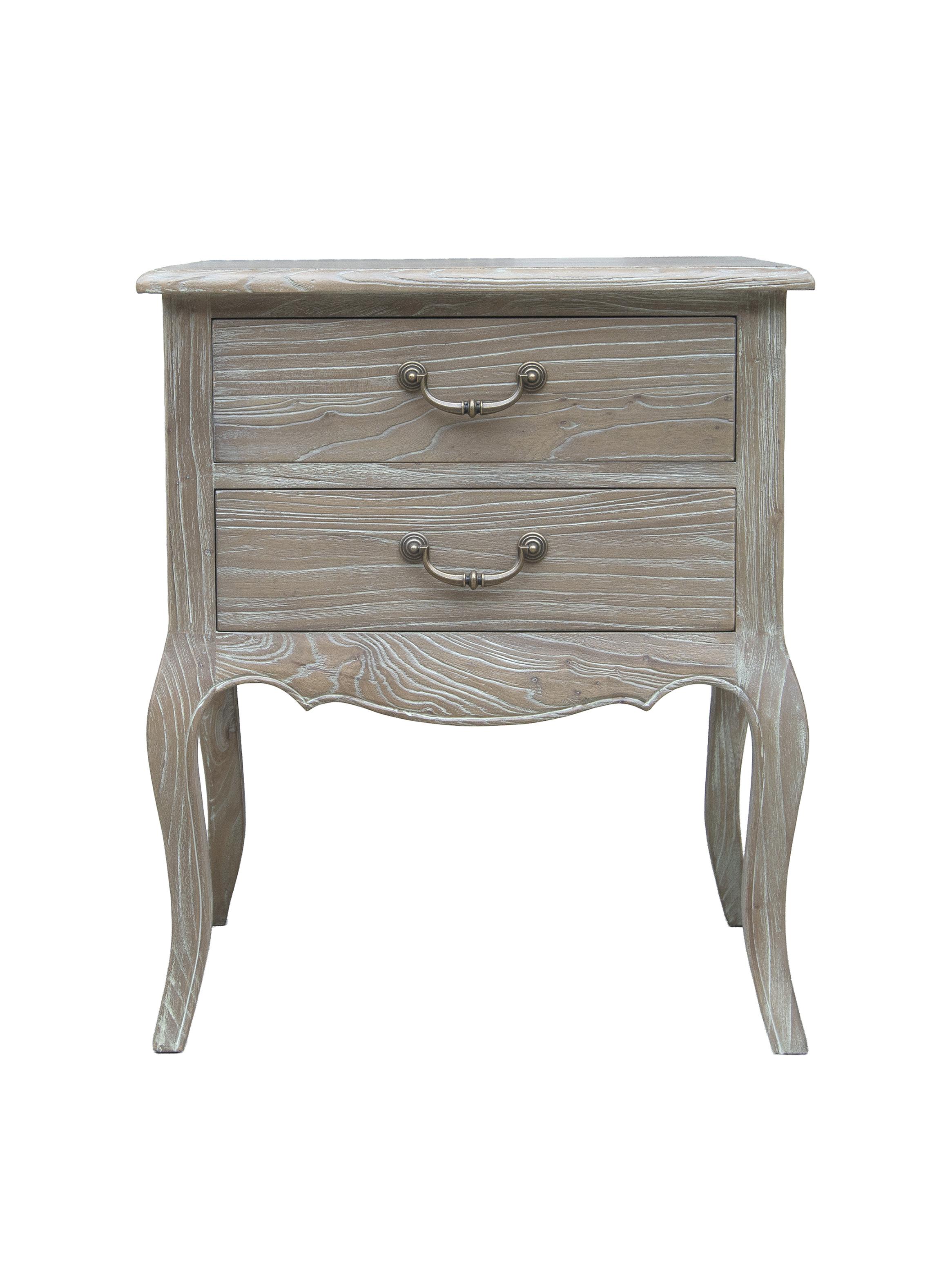 Velador Normandía 2 Cajones 55x40x65 cm-0