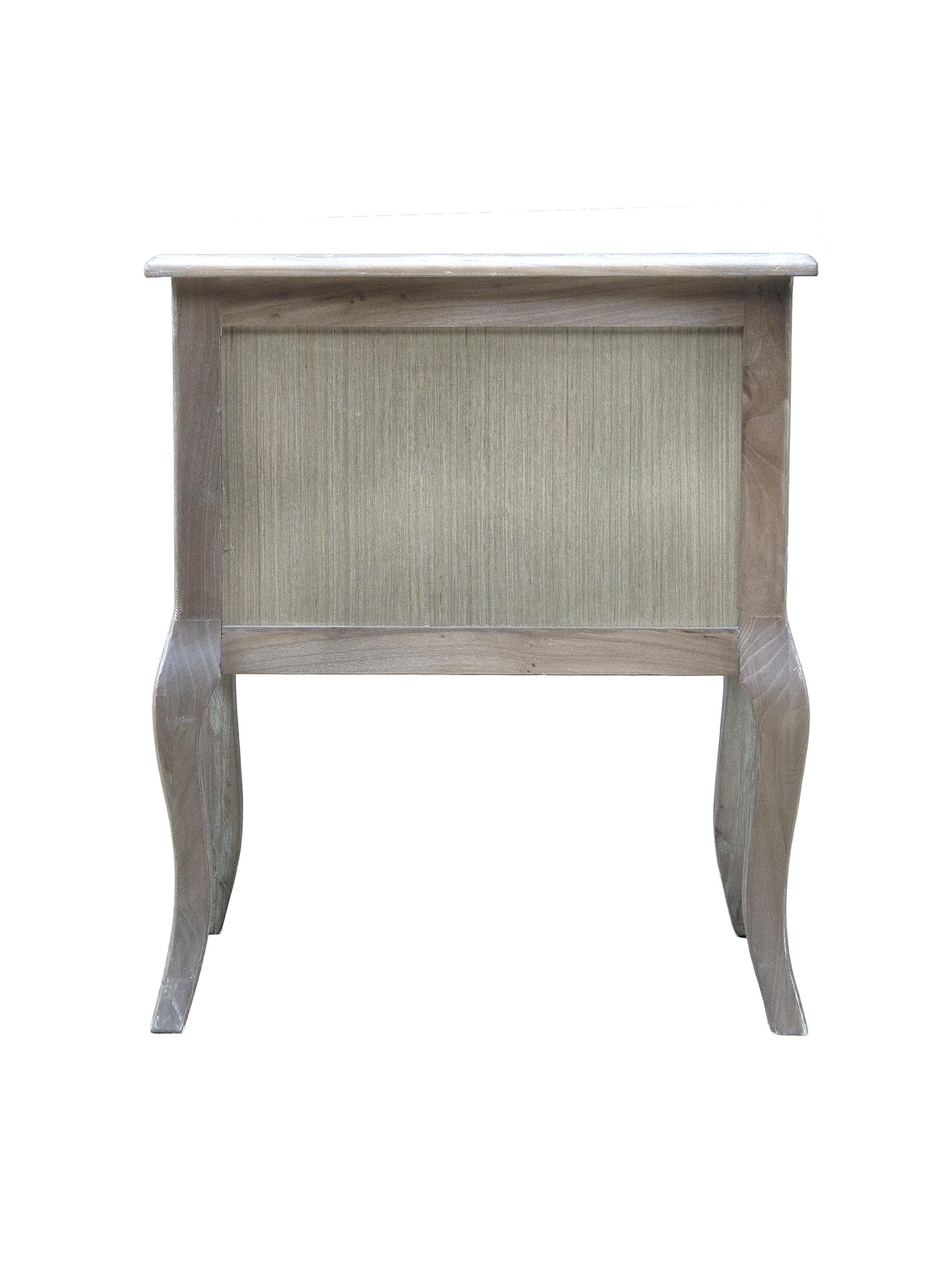 Velador Normandía 2 Cajones 55x40x65 cm-4