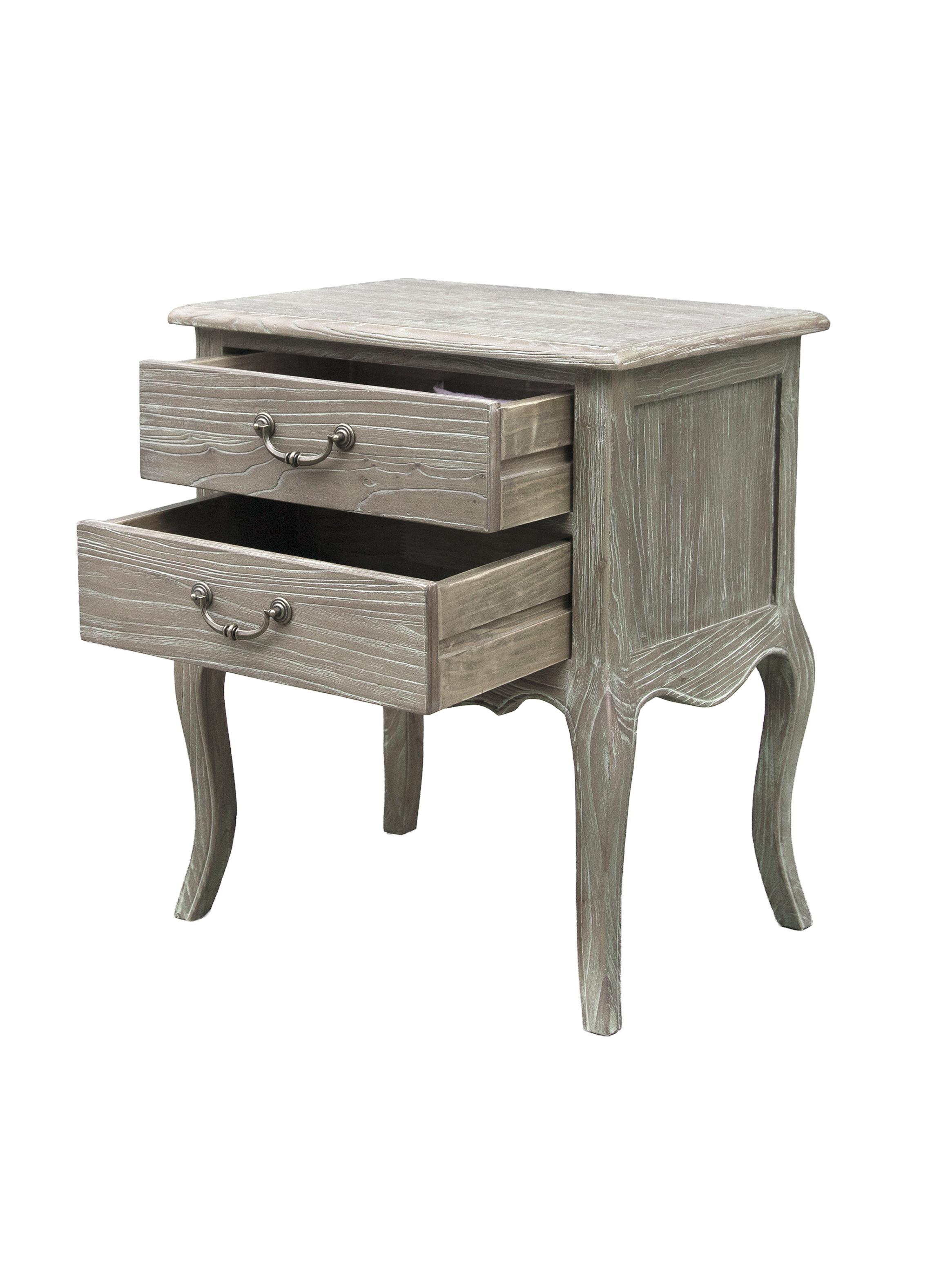 Velador Normandía 2 Cajones 55x40x65 cm-5