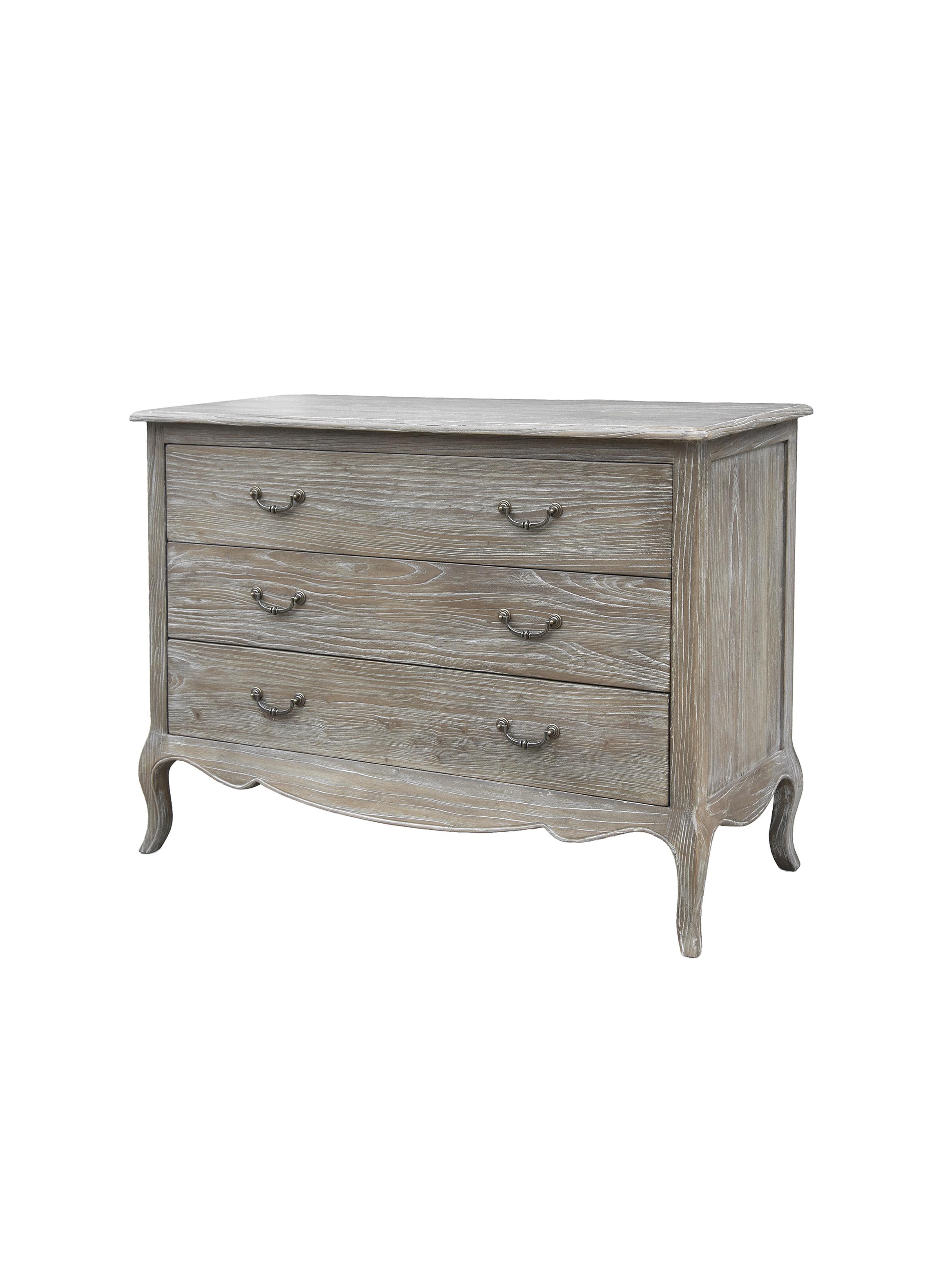 Comoda Normandía 3 Cajones 120x45x85 cm-2