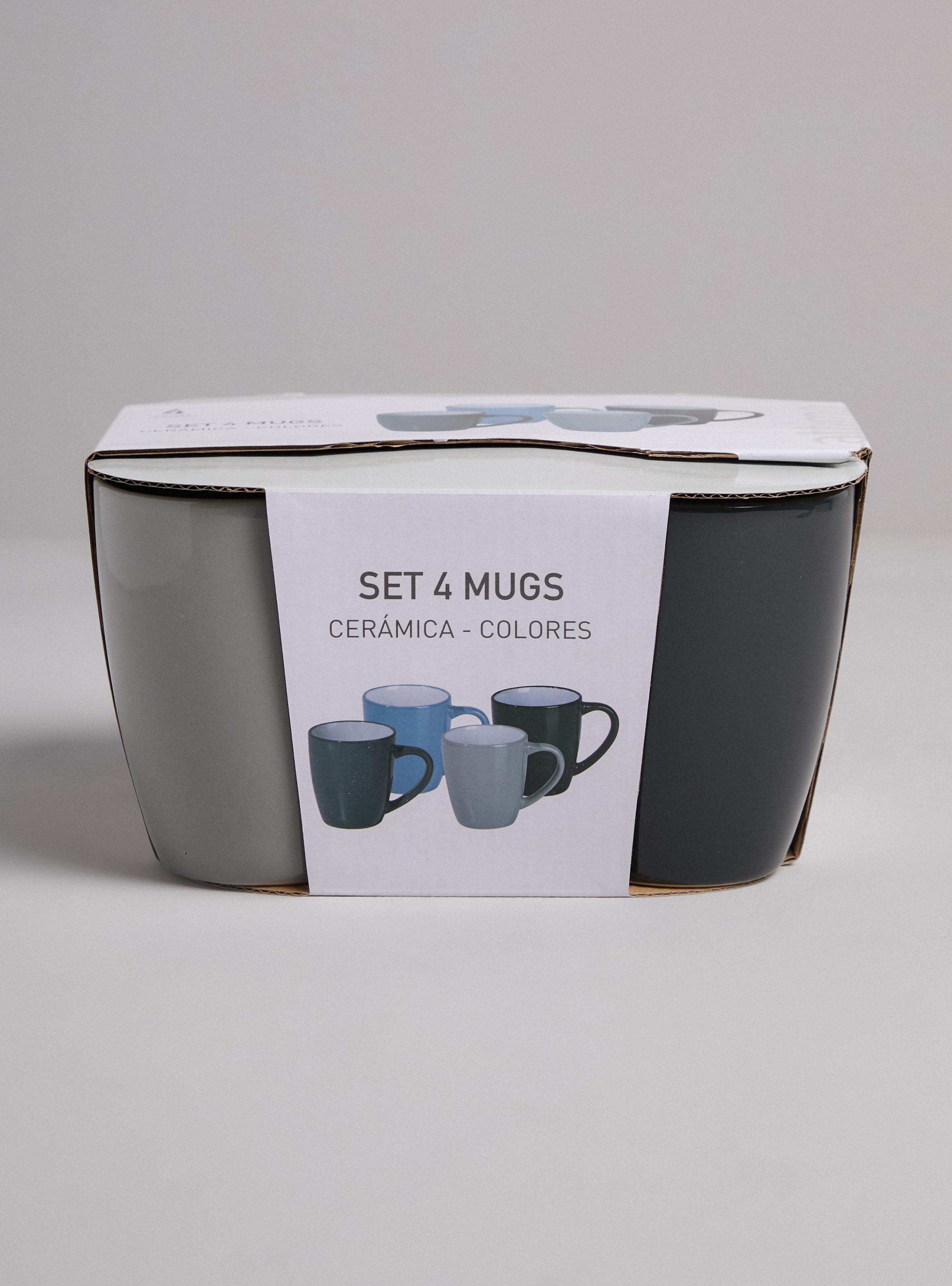 Set 4 Mugs Cerámica-2