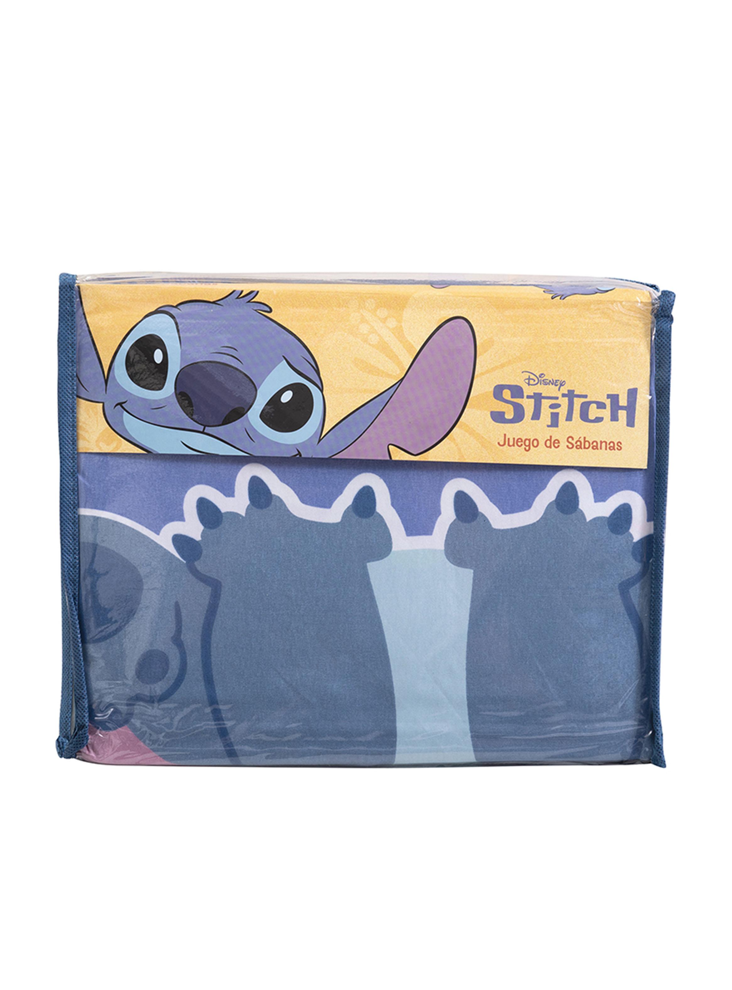 Juego de Sábanas Single 1.5 Plazas Stitch I Love-2