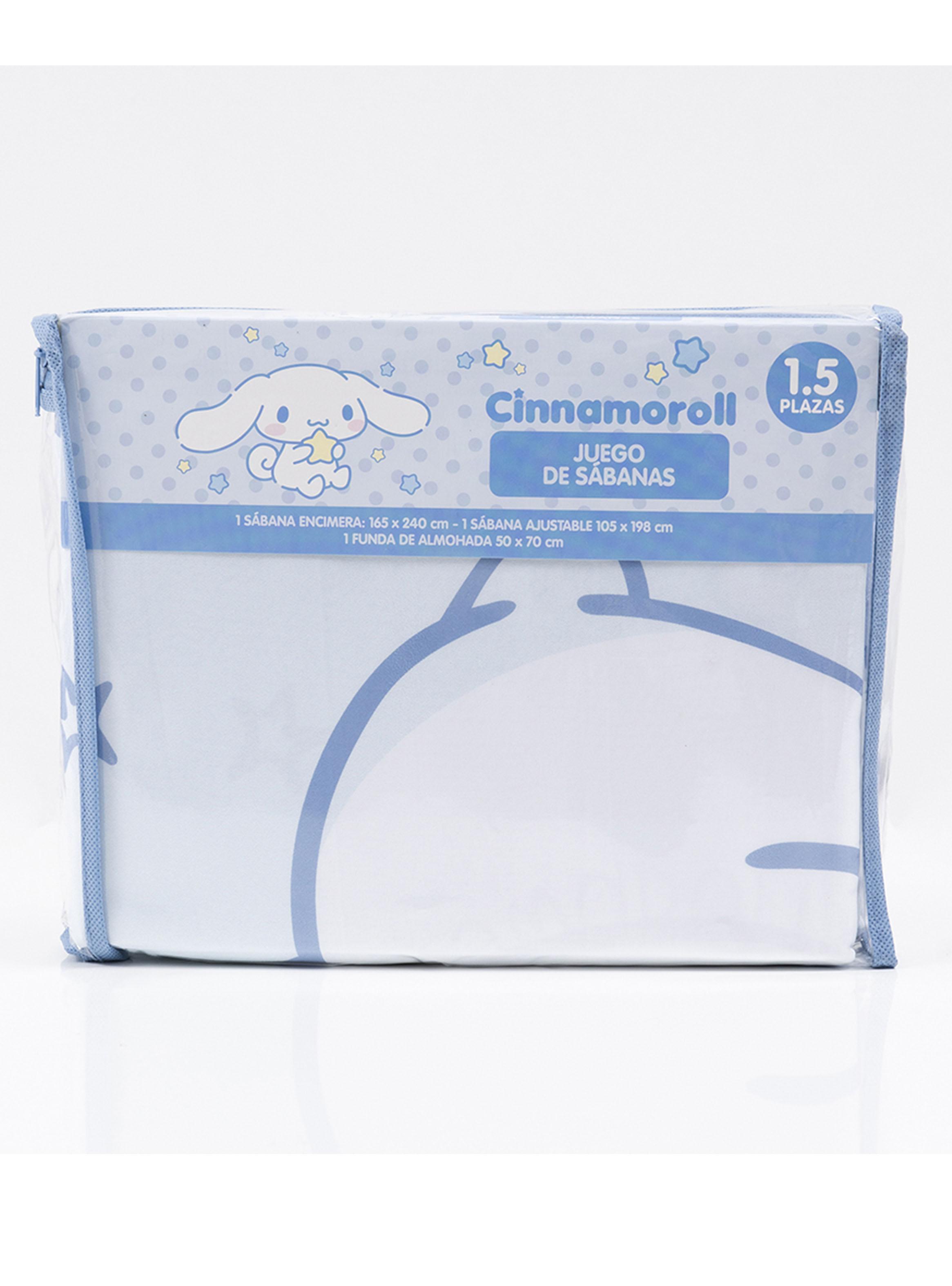 Sábanas Single 1.5 Plazas Microfibra Cinnamonroll-2