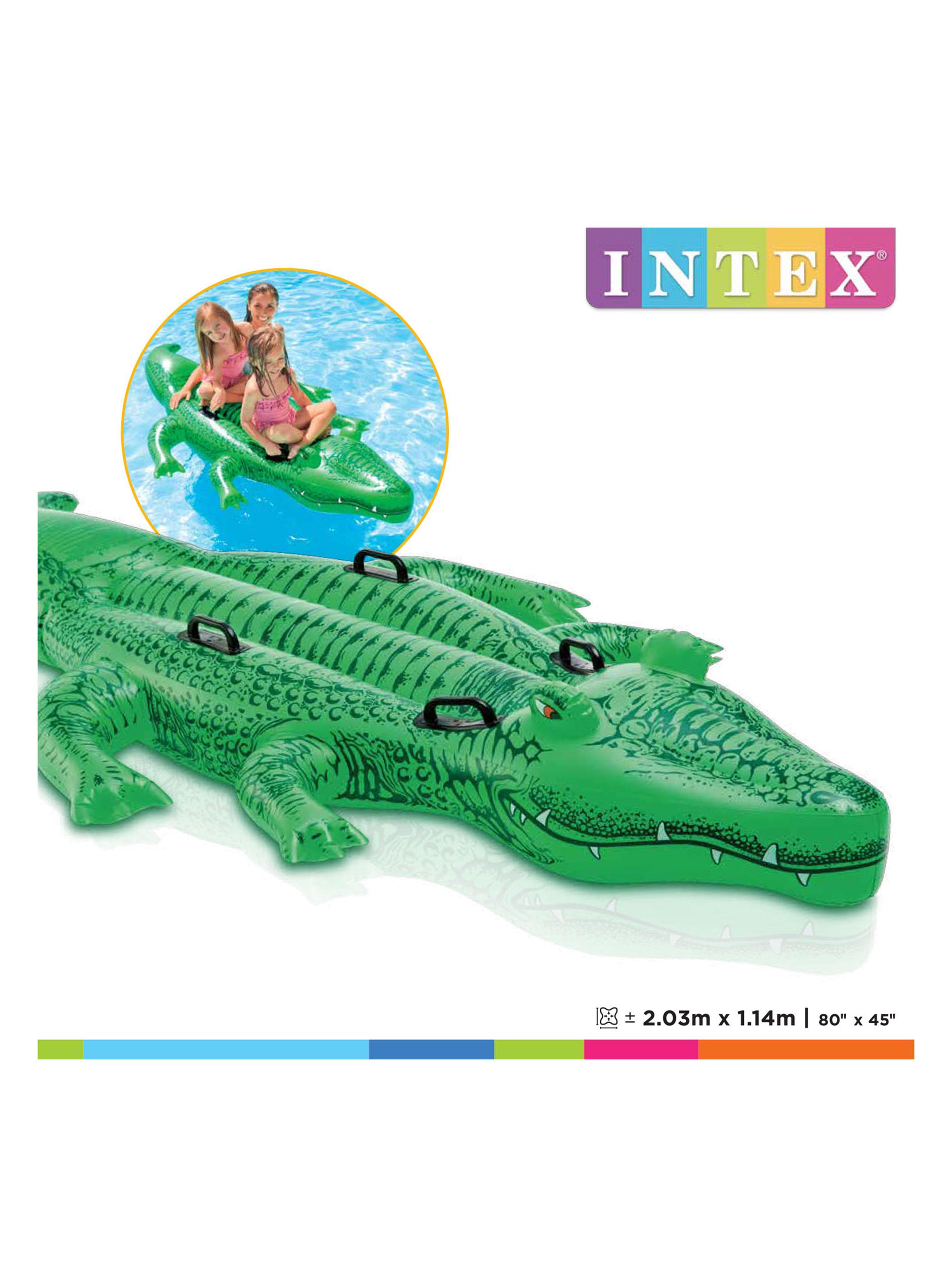 Flotador Inflable Cocodrilo 203 x 114 cm-1