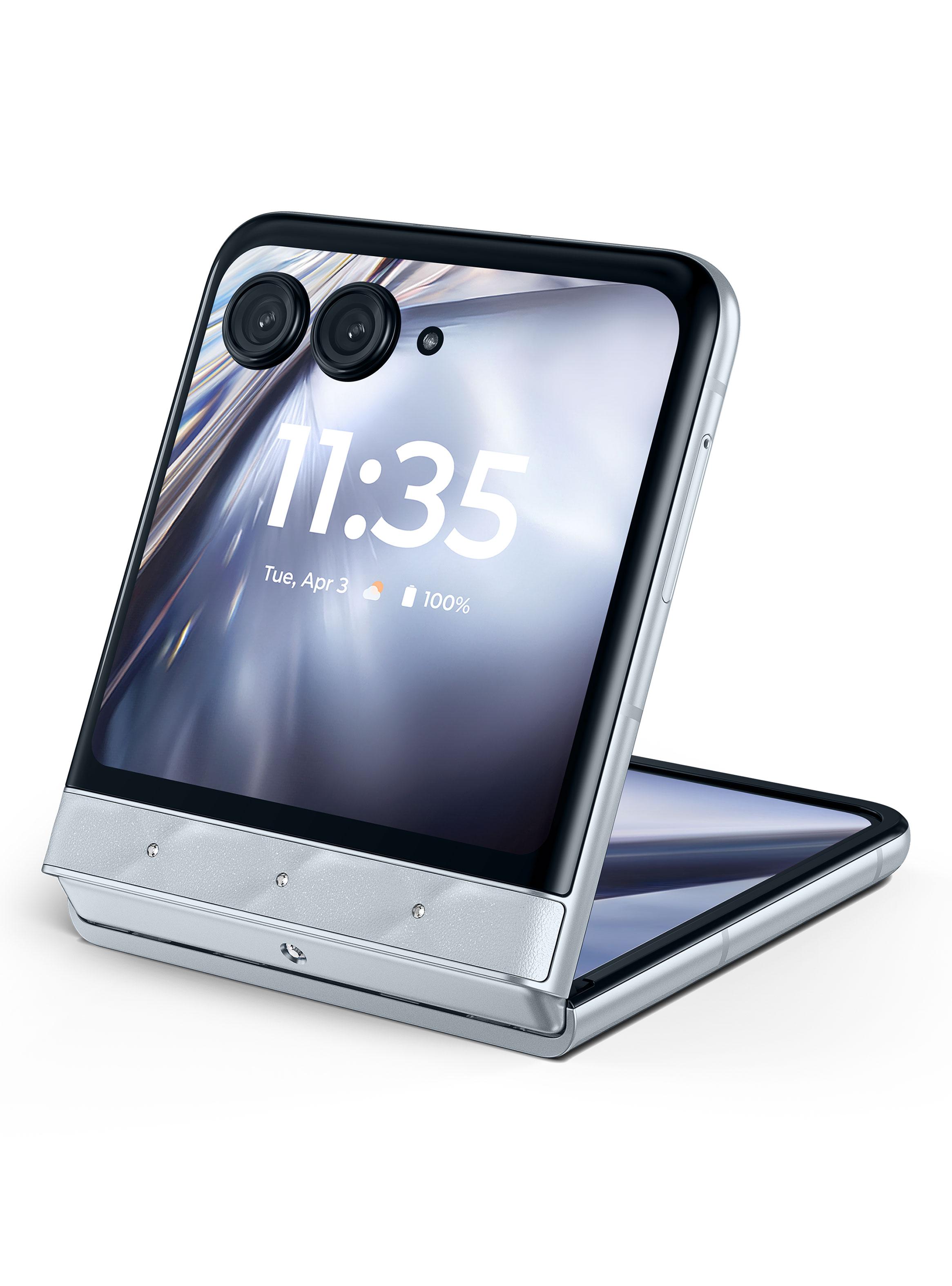 Smartphone Moto Razr 60 5G 12GB RAM 512GB 6.9'' Ice Melt Swarovski Liberado-2